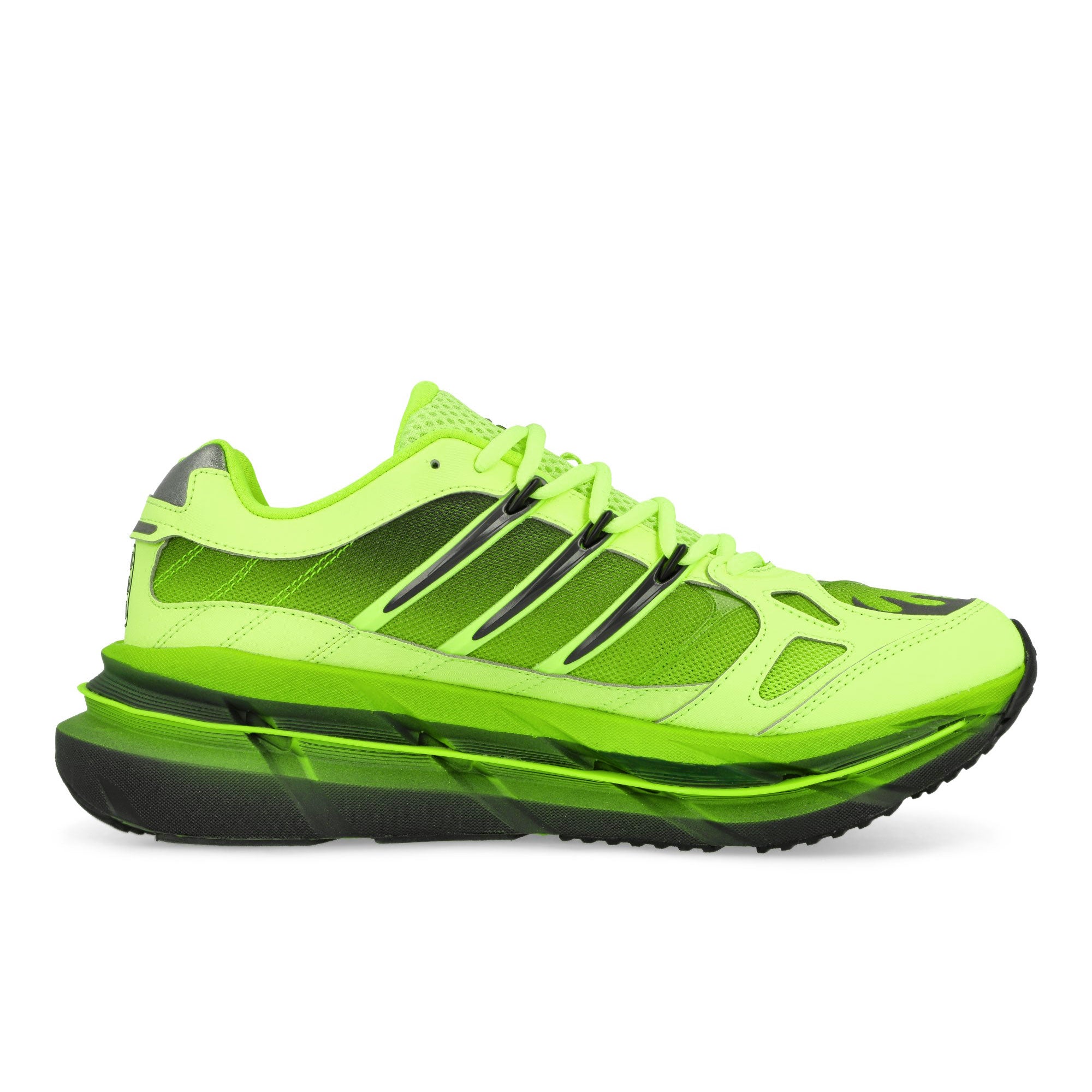 adidas Adistar Hrmy Hi-Res Yellow / Iron Metallic / Core Black Low Top Sneakers Silhouette | Overkill