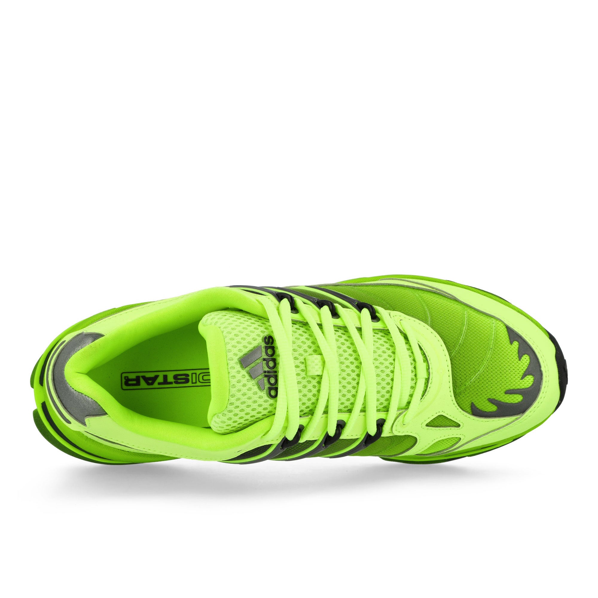 adidas Adistar Hrmy Hi-Res Yellow / Iron Metallic / Core Black Low Top Sneakers Detailfoto | Overkill