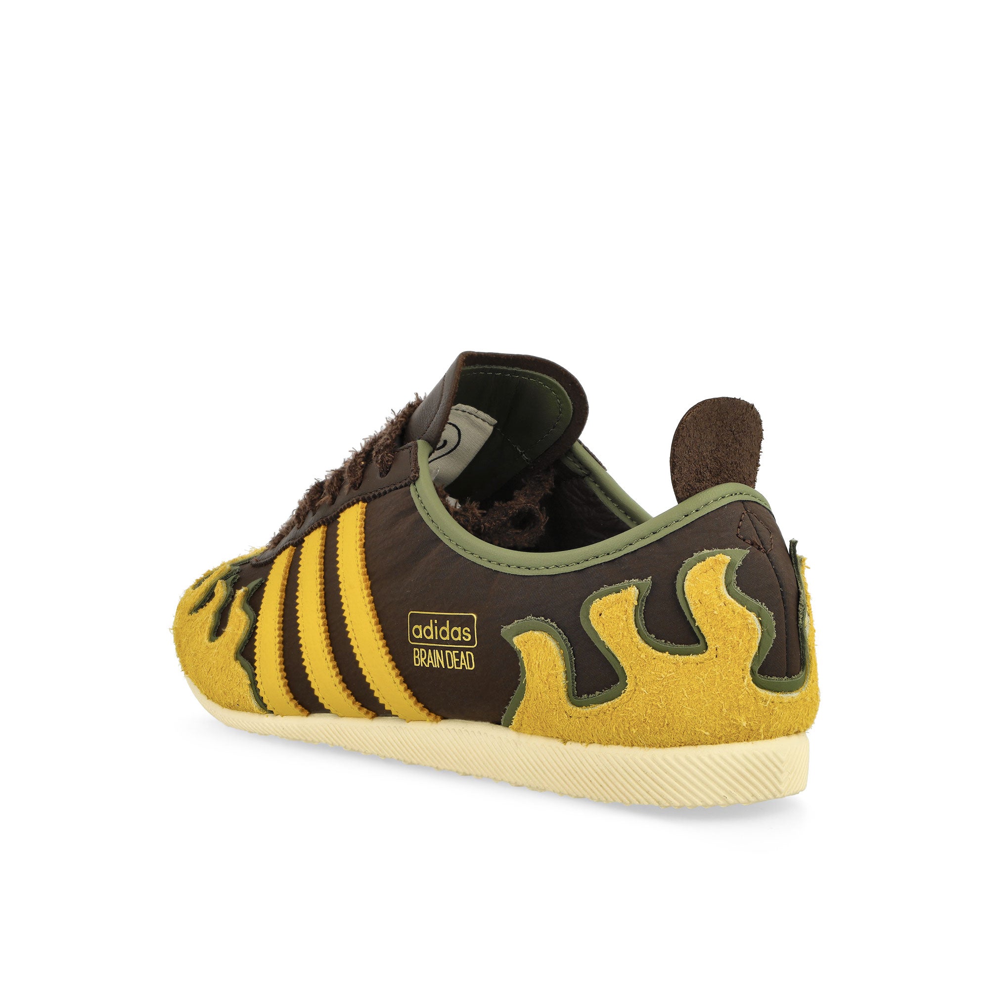 Brain Dead x adidas Japan Lo Shadow Brown / Hazy Yellow / Off White Low Top Sneakers JQ6789 Material | Overkill