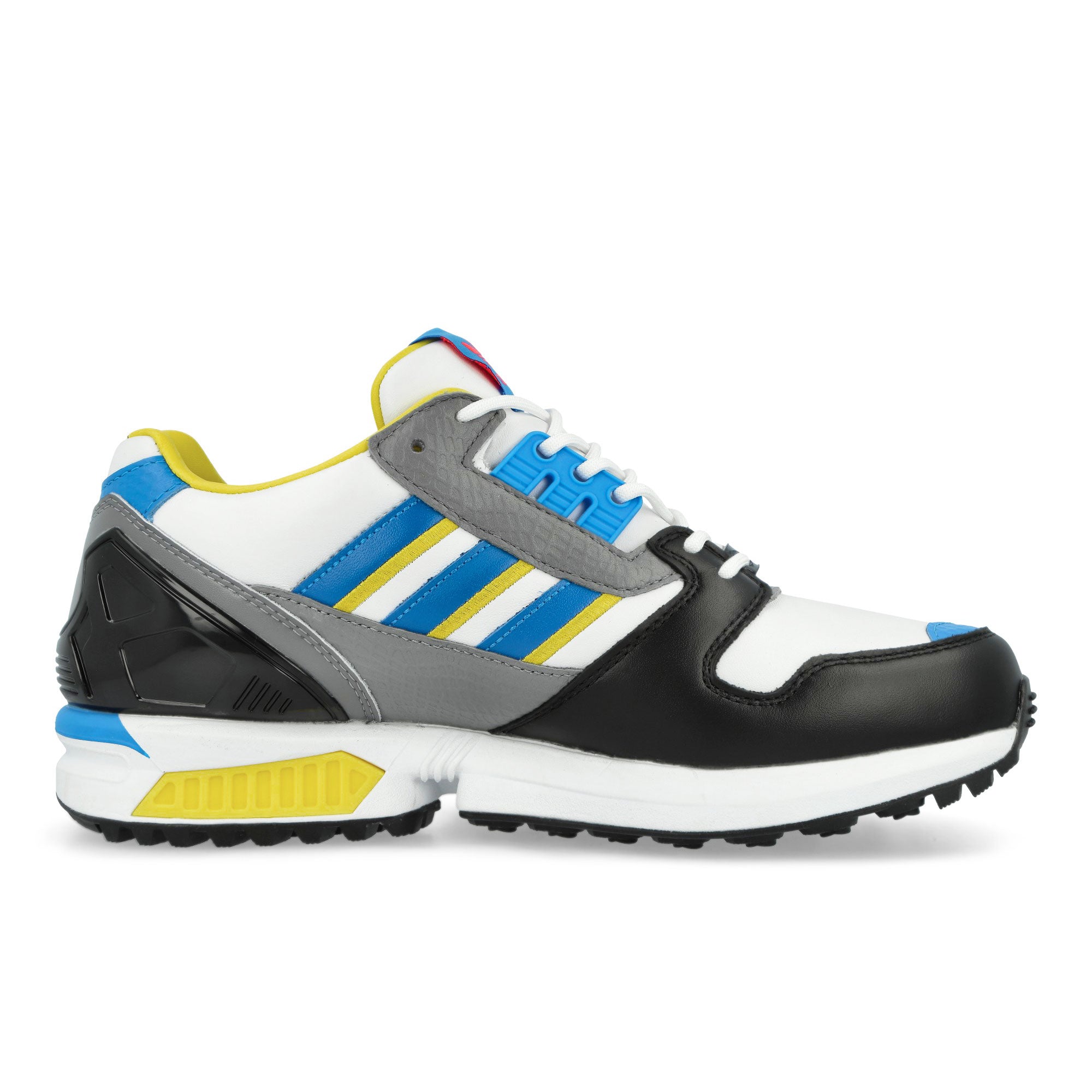 adidas ZX 8000 Golf Footwear White / Lucid Ray Blue / Core Black Low Top Sneakers JQ6807 Silhouette | Overkill