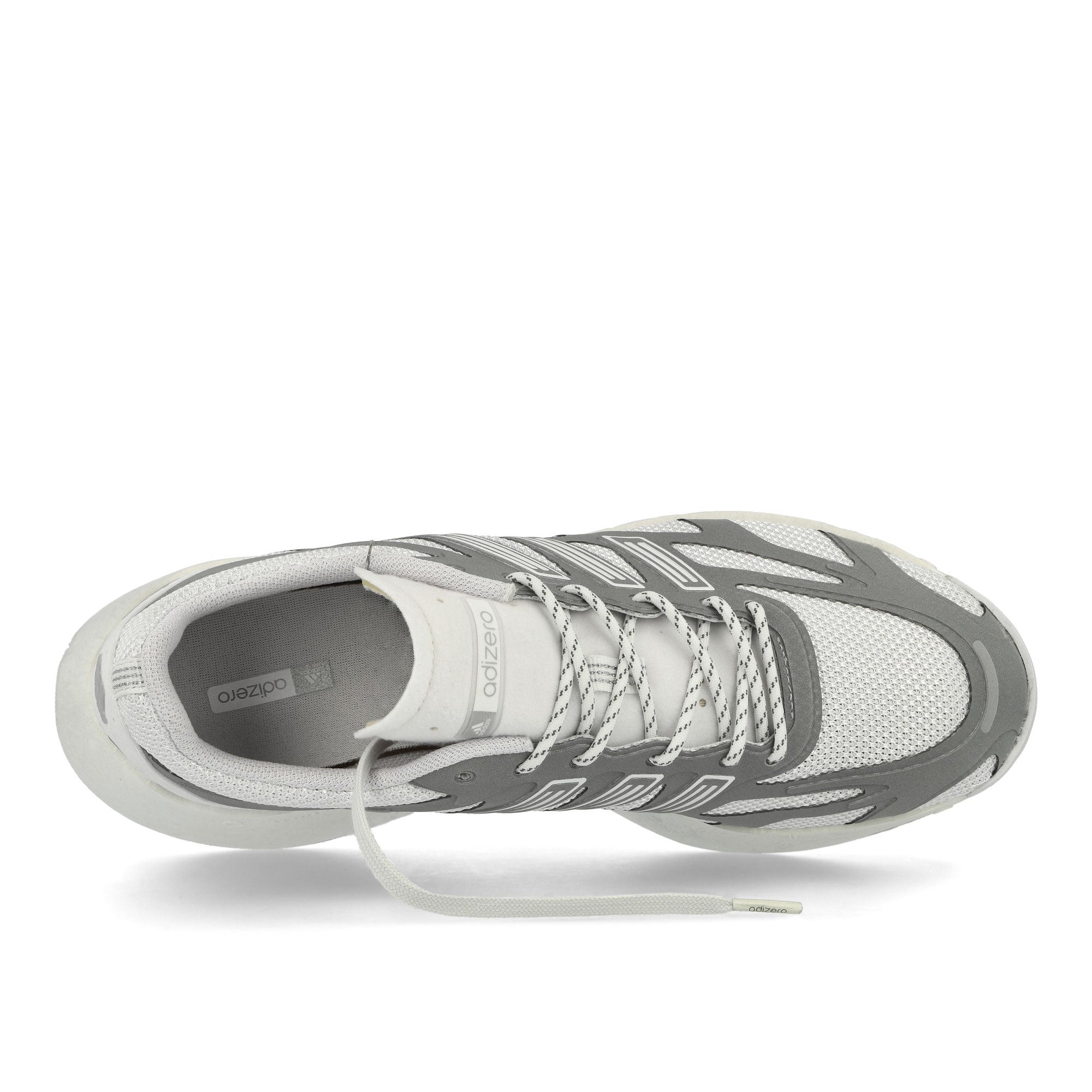 adidas Adizero Aruku Footwear White / Footwear White / Silver Metallic Low Top Sneakers Detail View 1 | Overkill