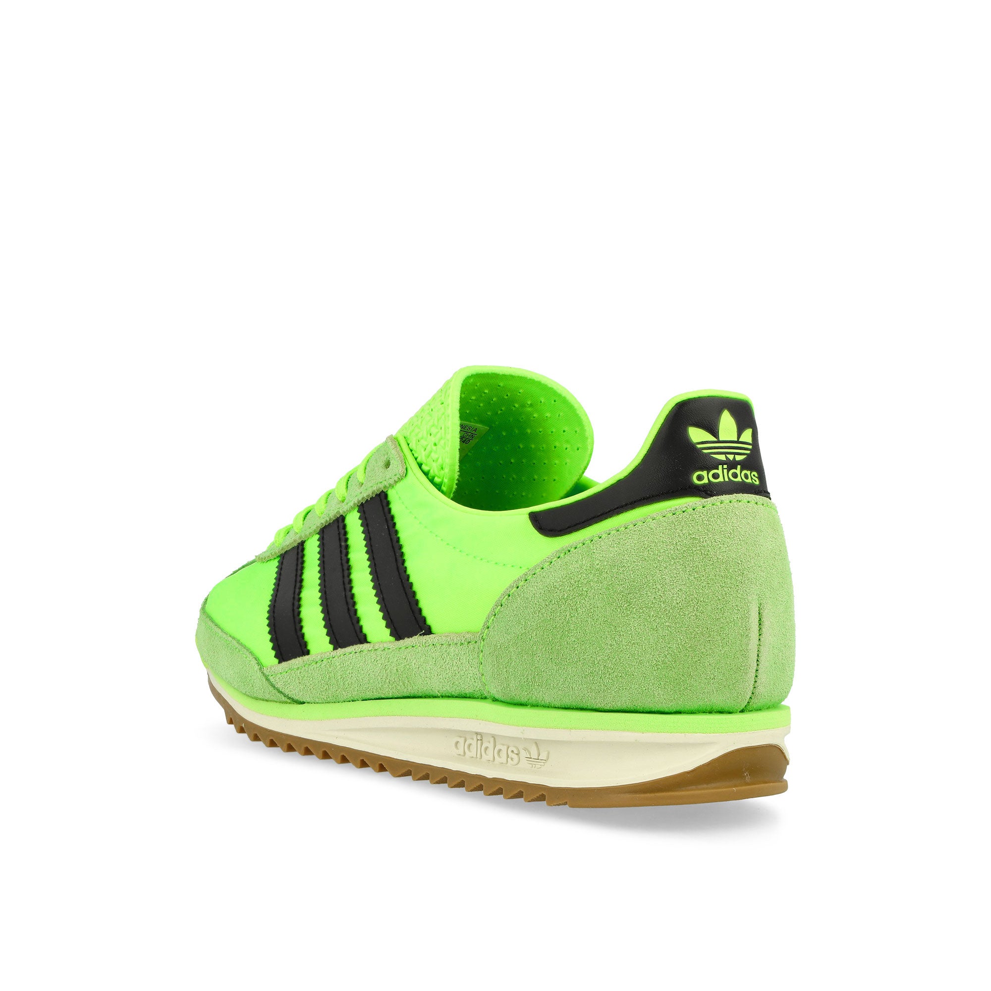 adidas SL 72 OG W Signal Green-Core Black-Gum 4 Low Top Sneaker Material | Overkill