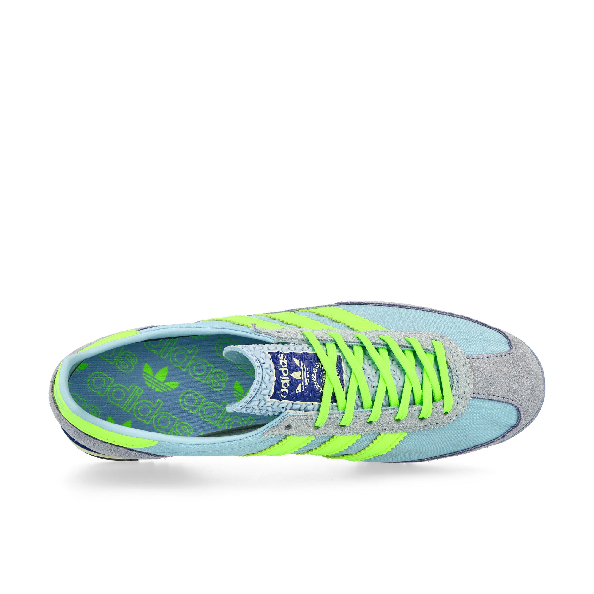 adidas SL 72 OG W Clear Sky / Signal Green / Core Balck Low Top Sneakers Detailfoto | Overkill