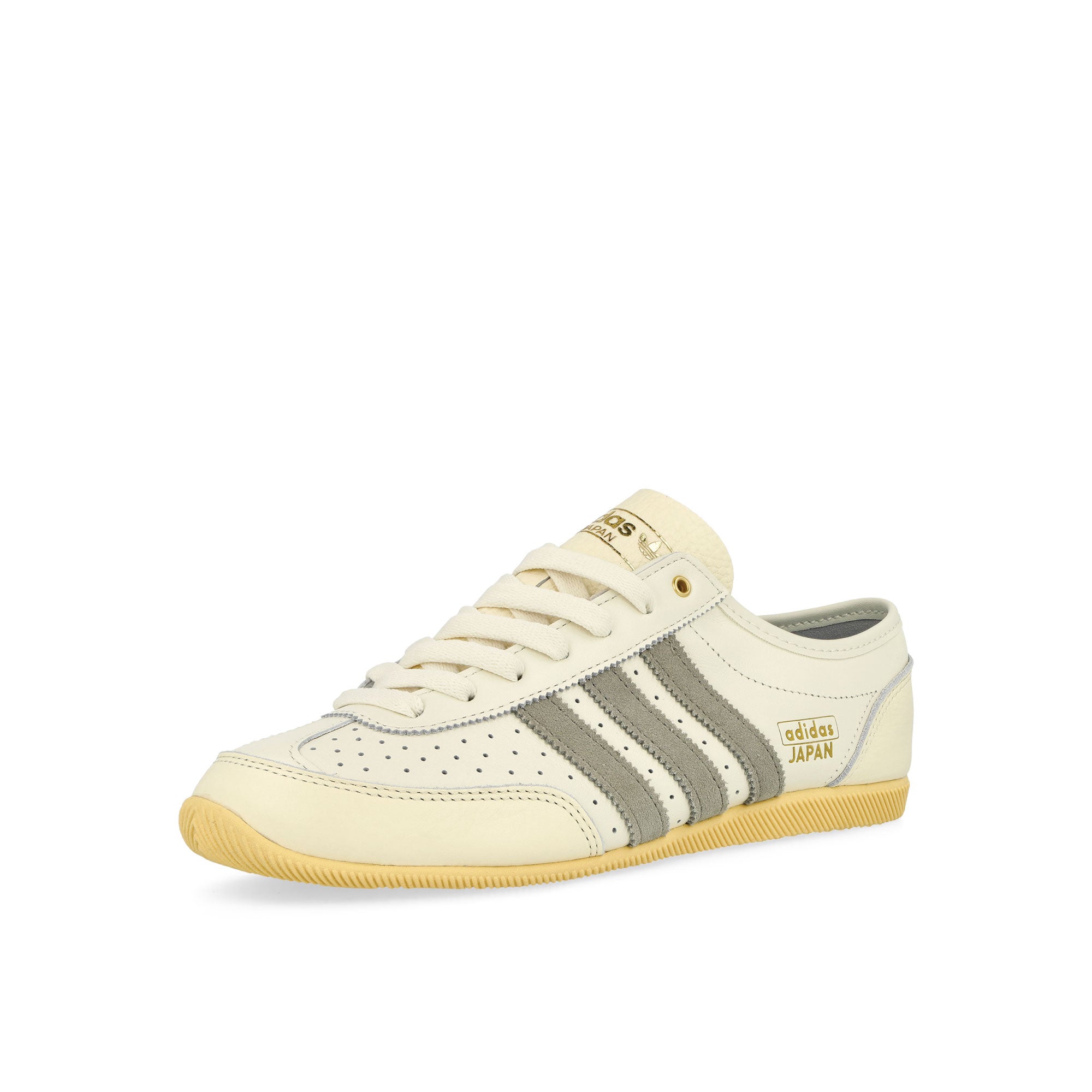 adidas Japan Decon W Off White / Silver Pebble / Orange Tint Low Top Sneakers Close Up | Overkill