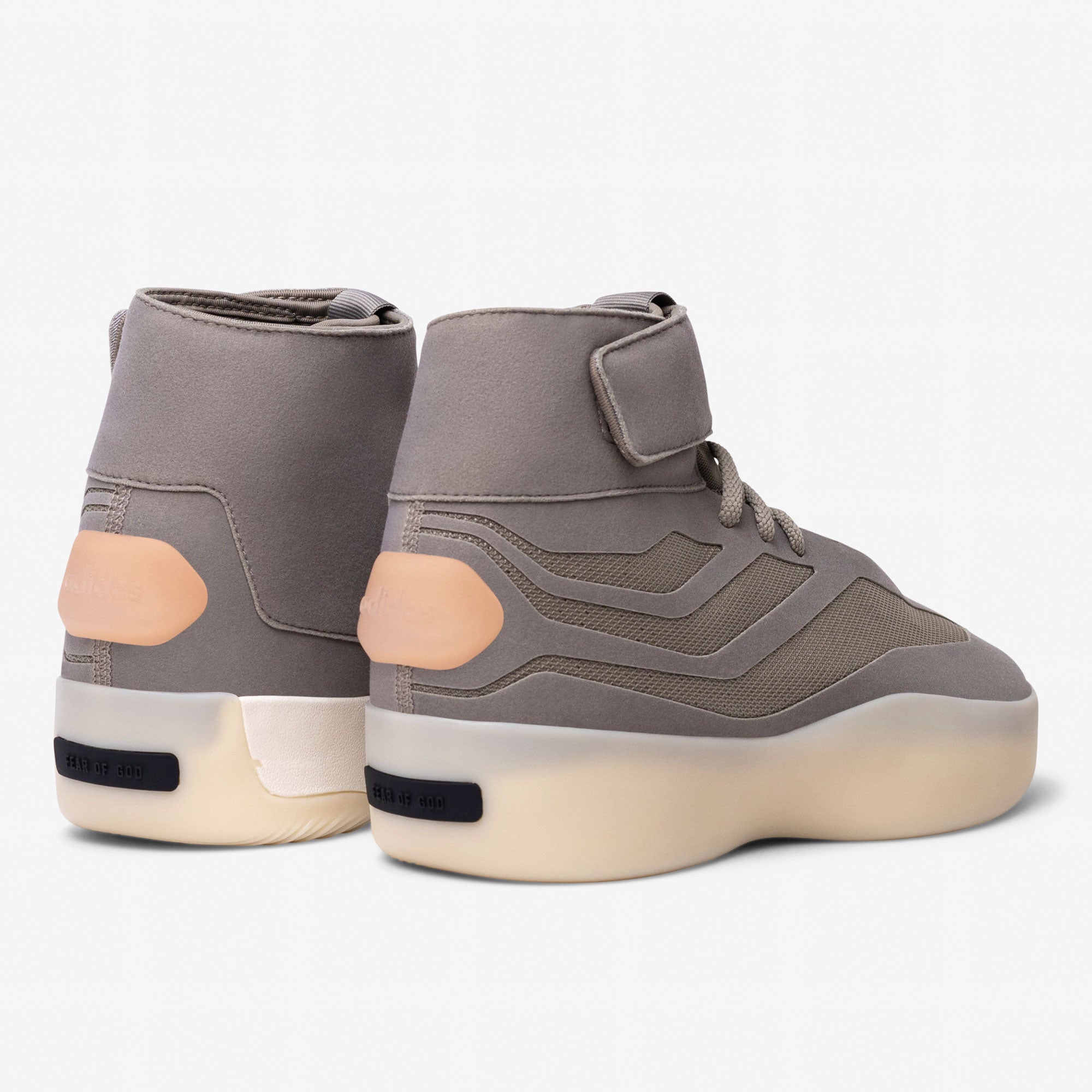adidas II Basketball High Top Putty Beige / Putty Beige / Putty Beige High Top Sneakers Silhouette | Overkill