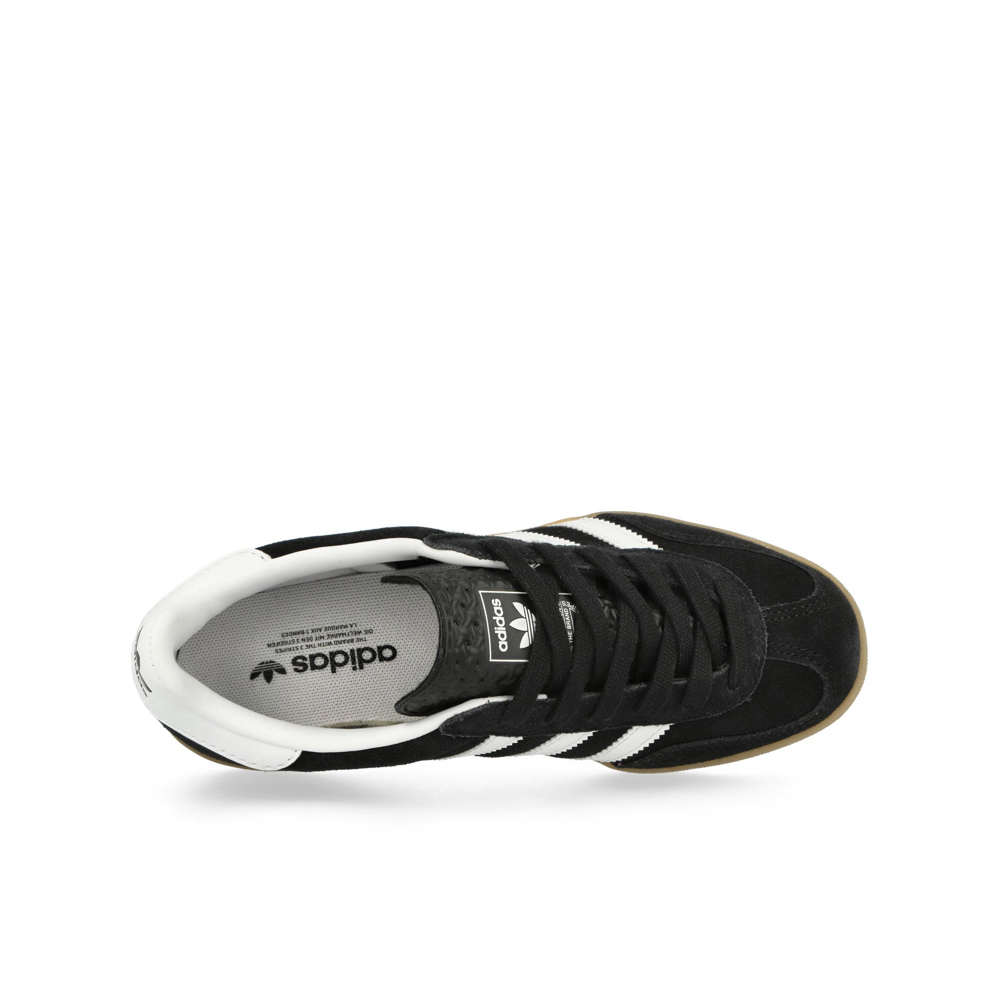 adidas Gazelle Indoor J Core Black / Footwear White / Gum 2 Low Top Sneakers Detailfoto | Overkill