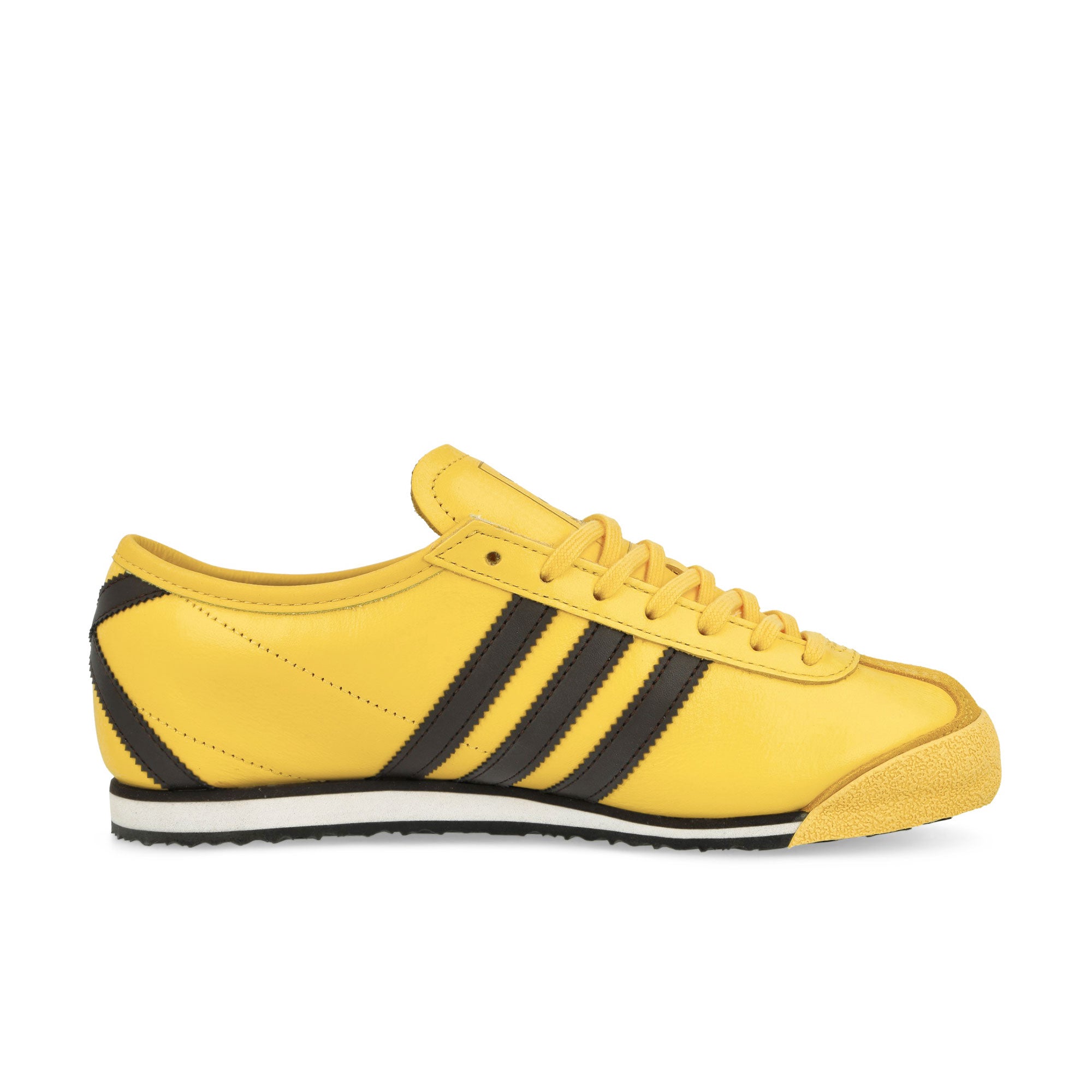 adidas Italia 70s W Spring Yellow / Dark Brown / Core Black Low Top Sneakers Silhouette | Overkill