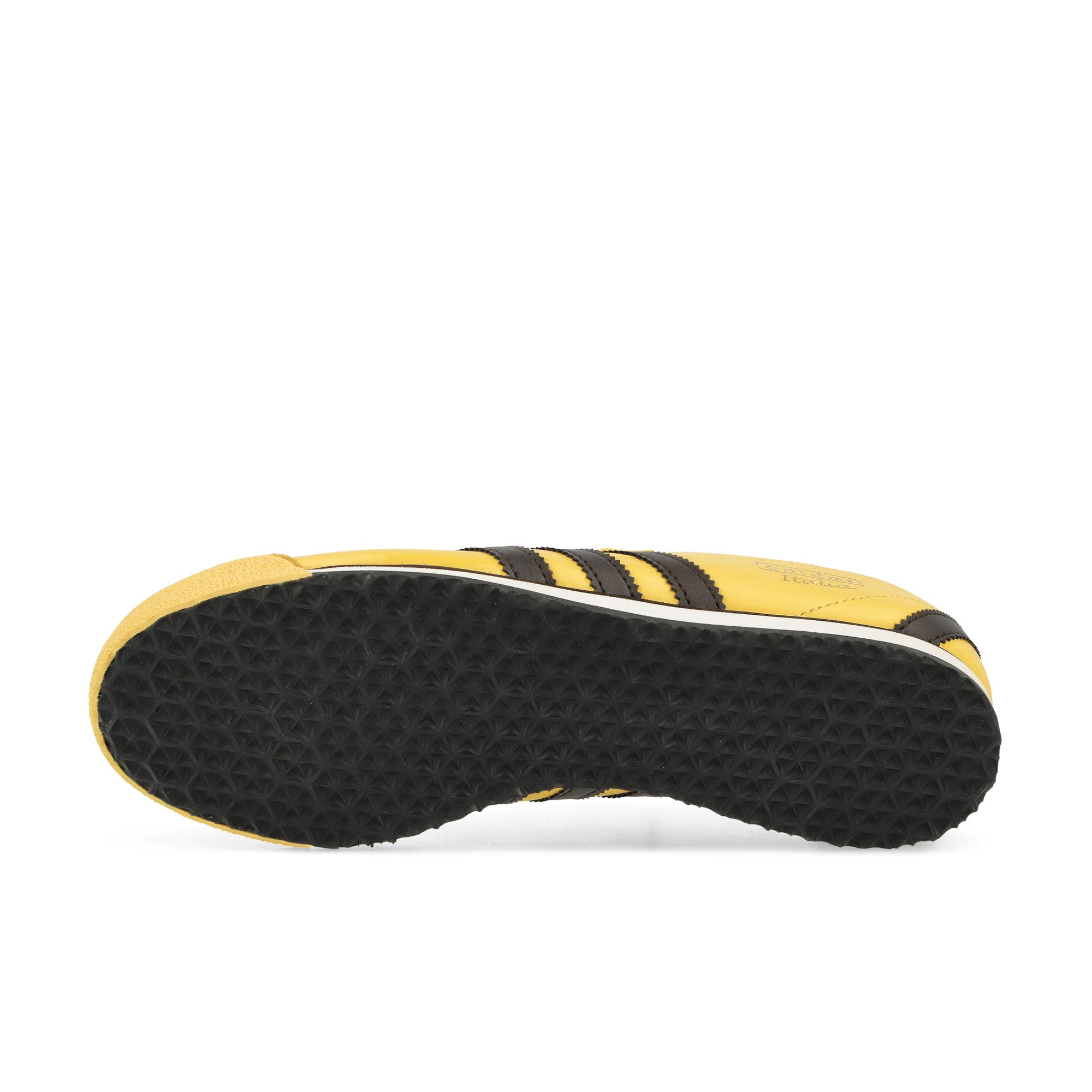 adidas Italia 70s W Spring Yellow / Dark Brown / Core Black Low Top Sneakers Detail View 1 | Overkill