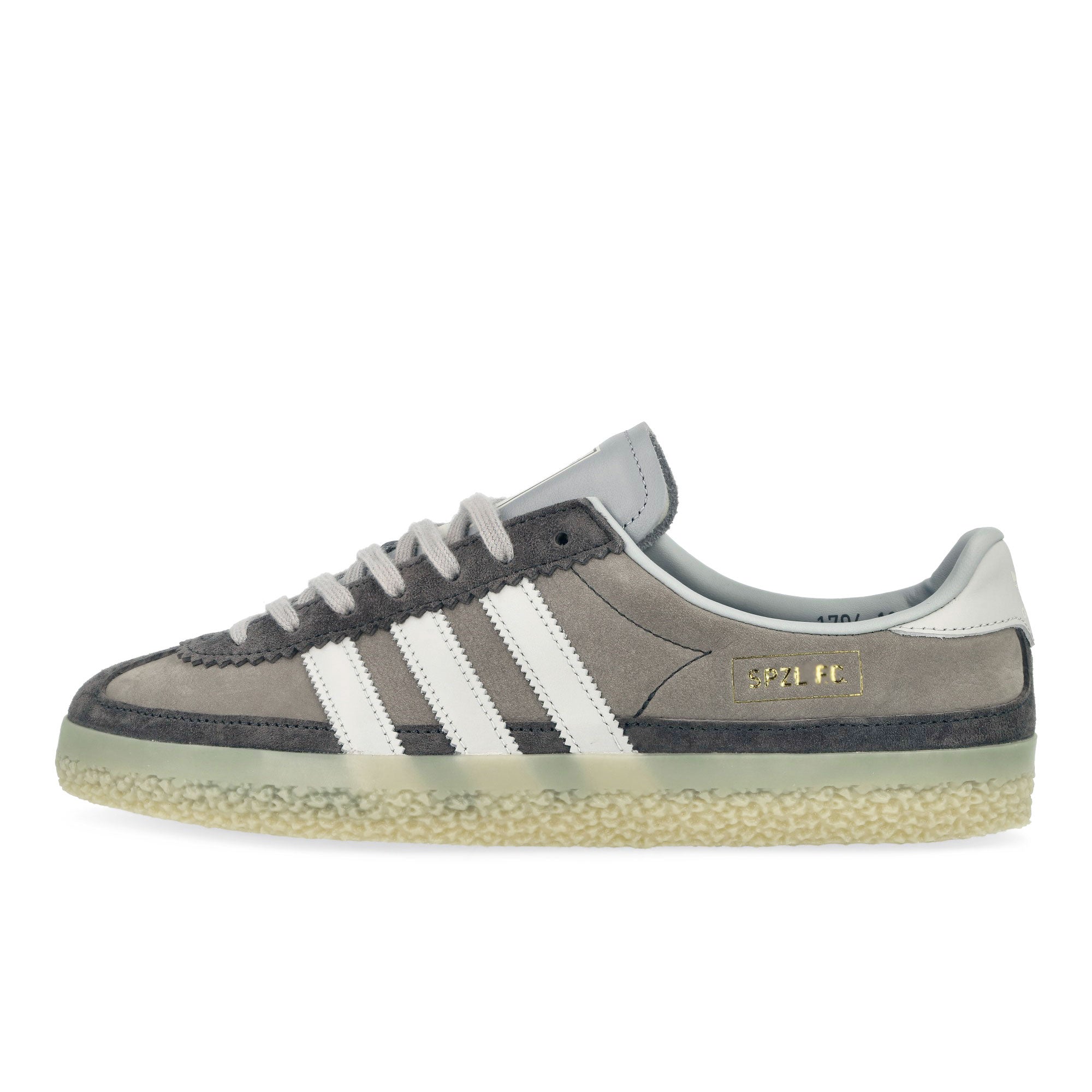 adidas Roelee SPZL F.C. Light Grey / Grey Six / Light Solid Grey Low Top Sneakers JQ9119 | Overkill