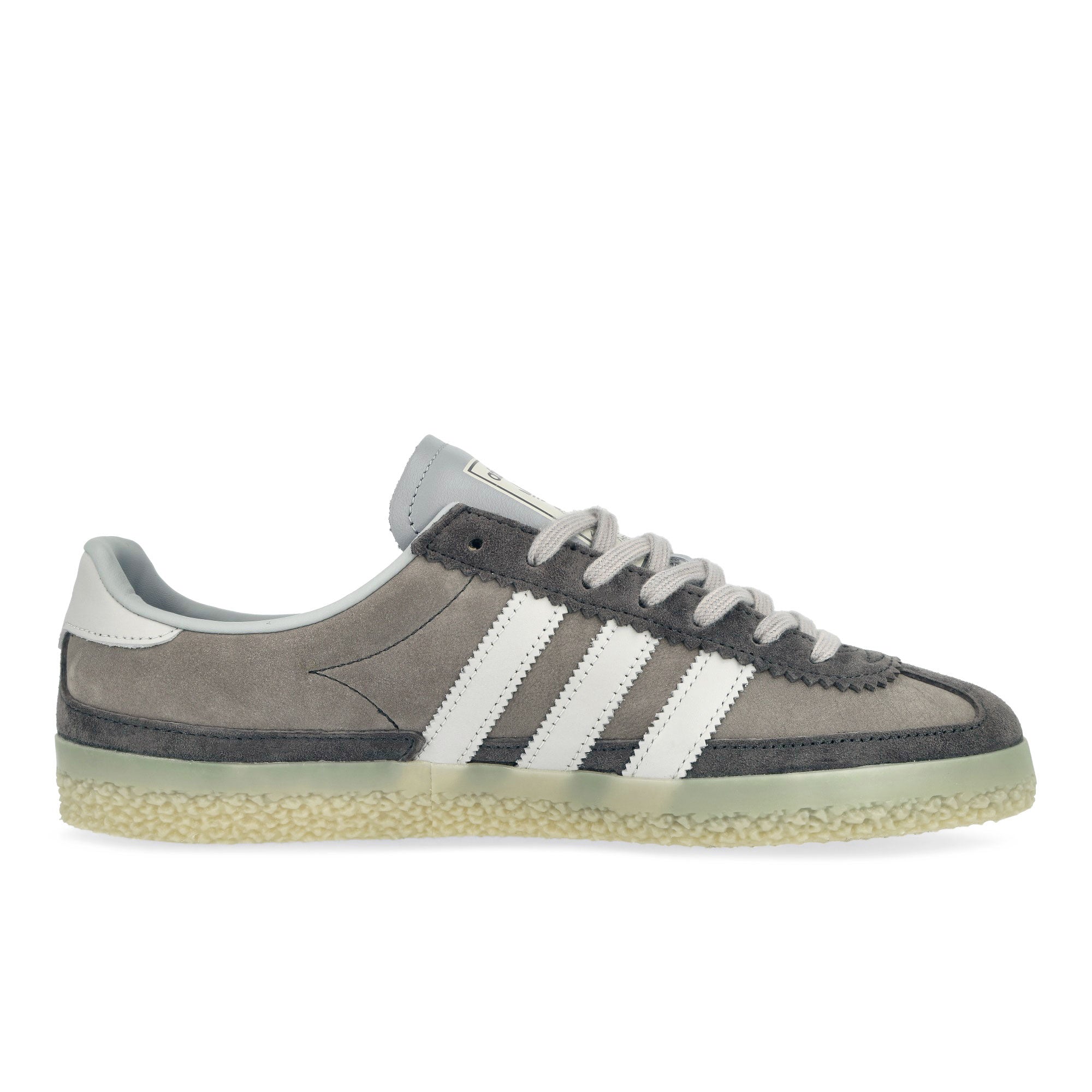 adidas Roelee SPZL F.C. Light Grey / Grey Six / Light Solid Grey Low Top Sneakers JQ9119 Silhouette | Overkill