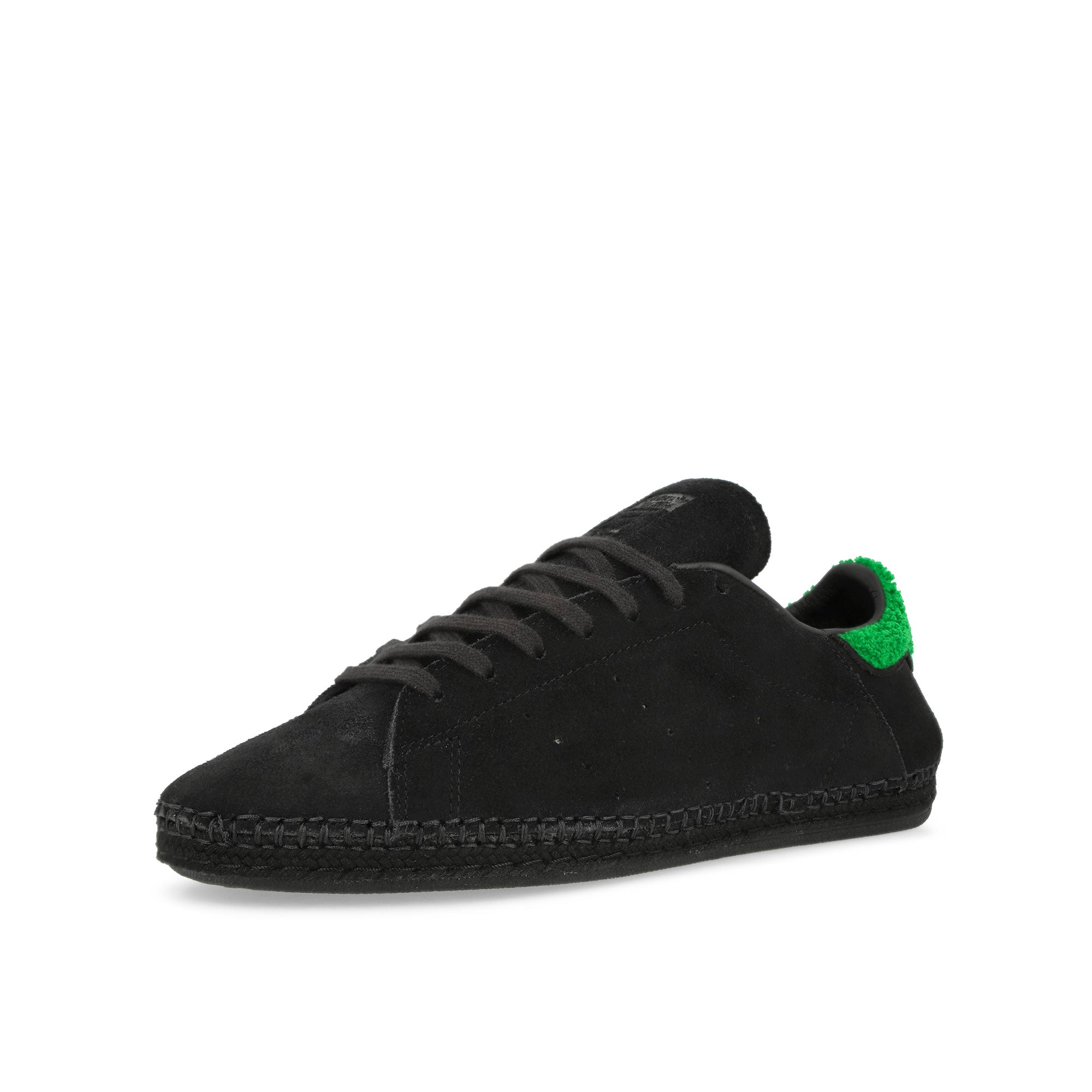 Clot x adidas Stan Smith Core Black / Green / Core Black Low Top Sneaker JQ9227 Close-up | Overkill