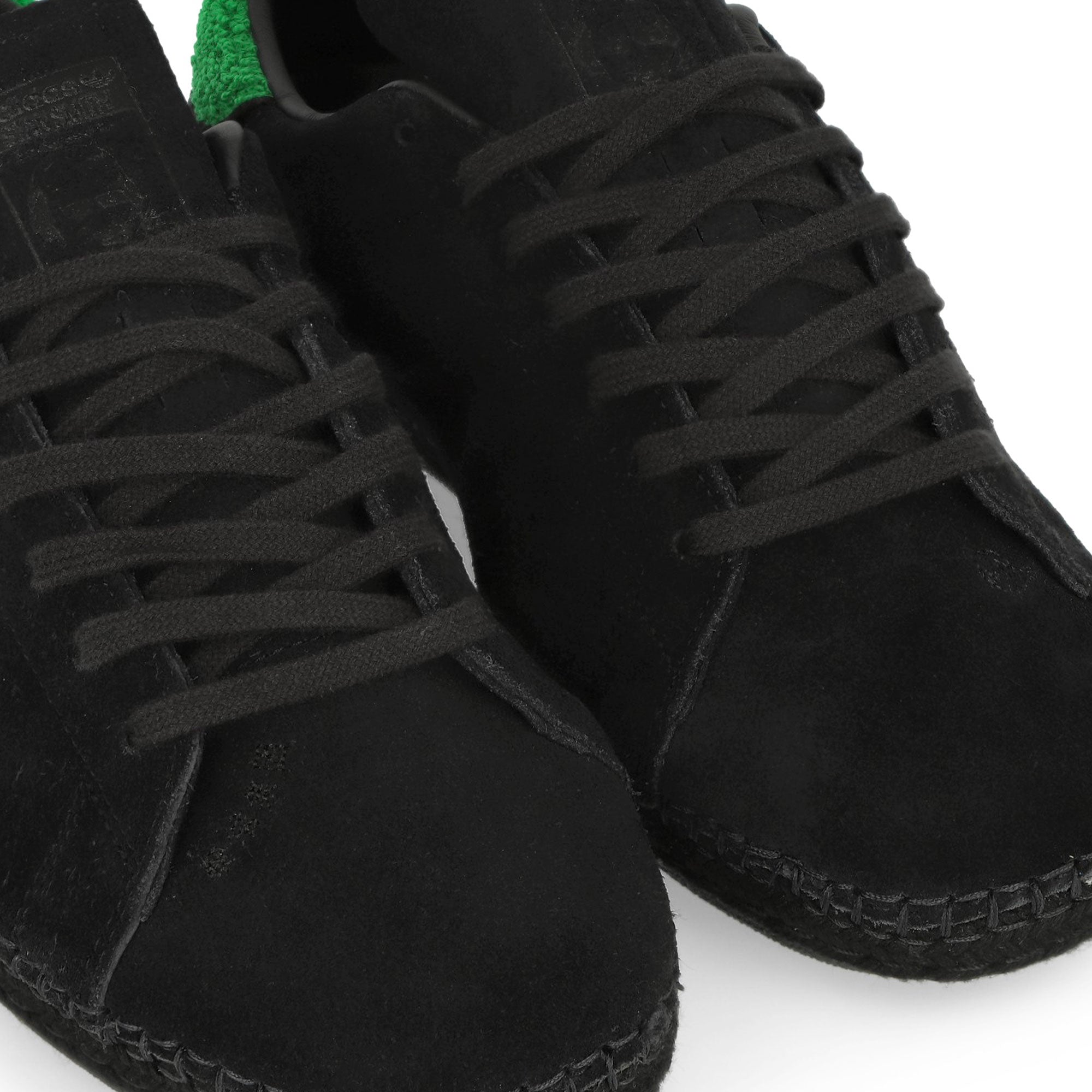 Clot x adidas Stan Smith Core Black / Green / Core Black Low Top Sneaker JQ9227 Detailfoto | Overkill