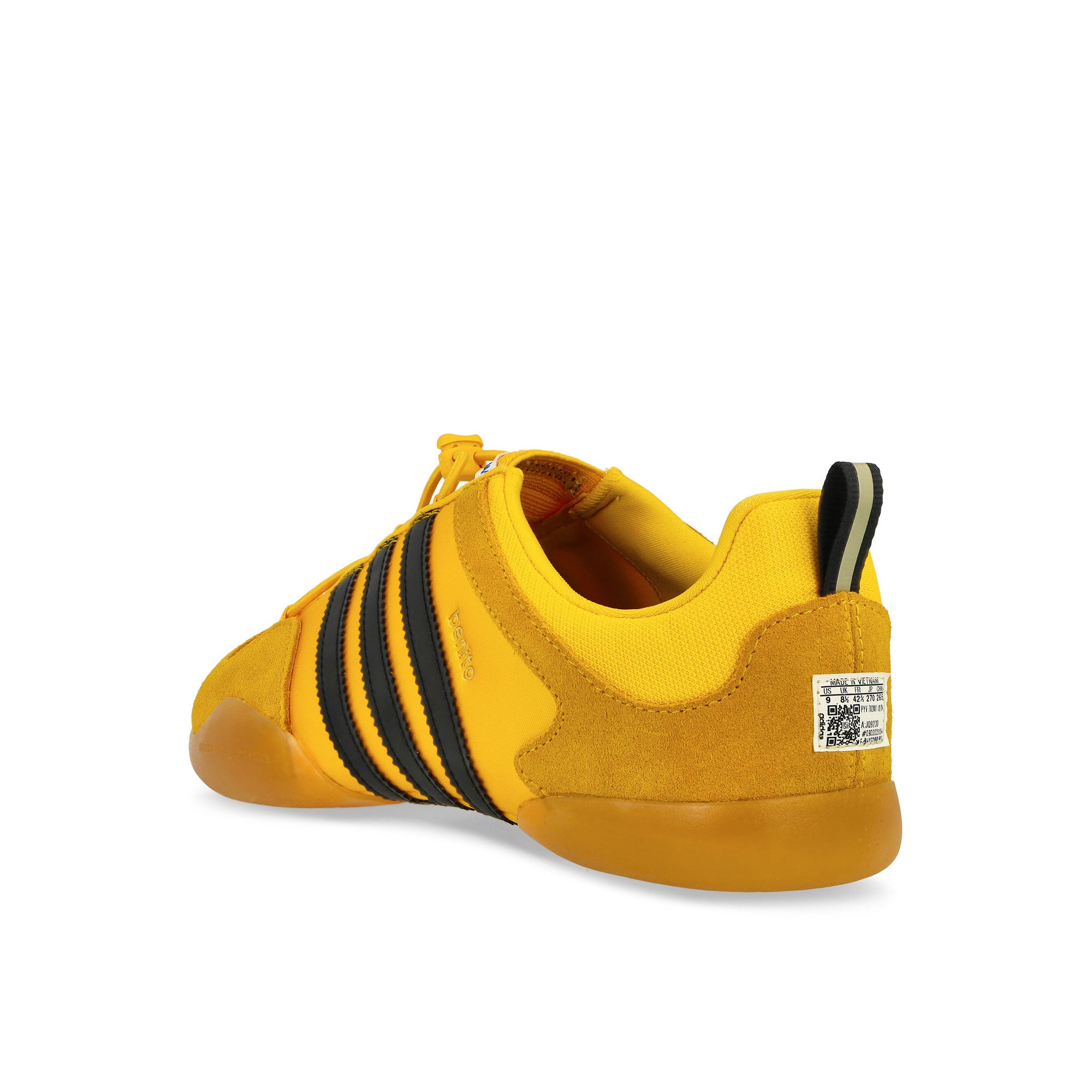 adidas Ballerina Yellow / Bold Gold / Core Black / Gum 3 Low Top Sneakers Material | Overkill