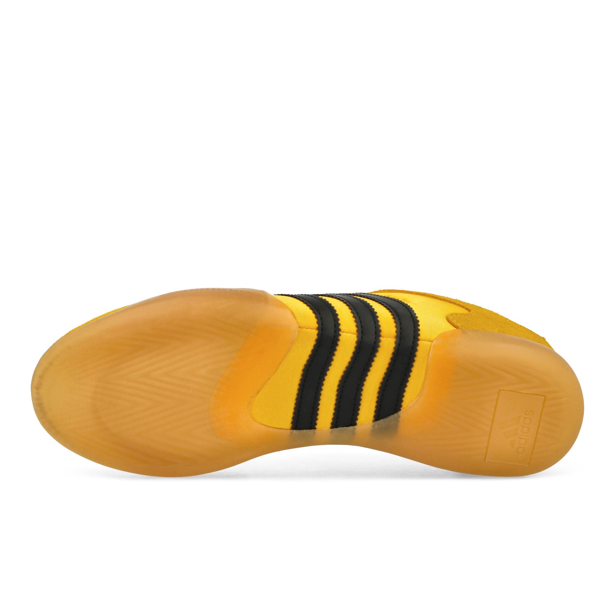 adidas Ballerina Yellow / Bold Gold / Core Black / Gum 3 Low Top Sneakers Detail View 1 | Overkill