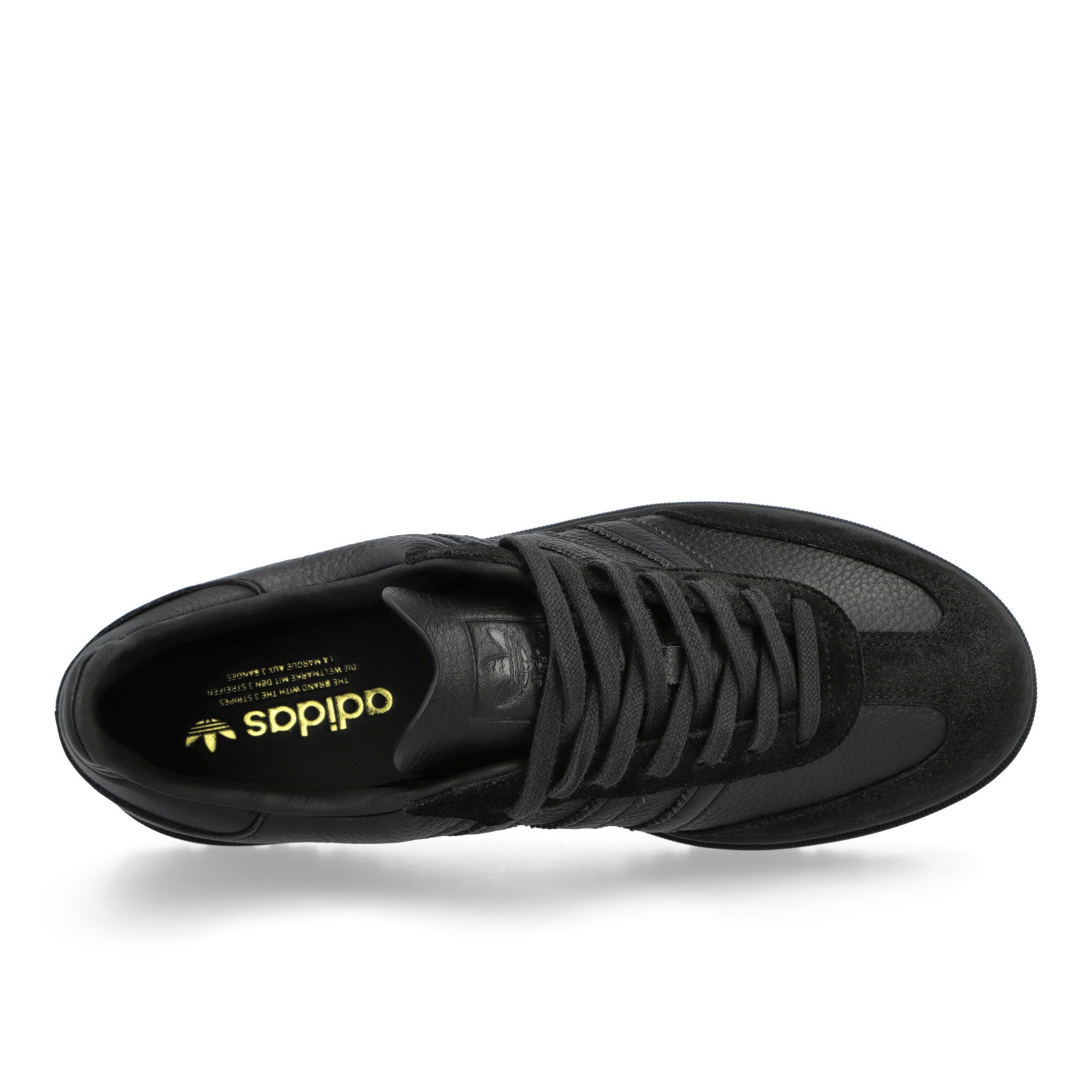 adidas Samba LUX Freizeit Core Black / Core Black / Core Black Low Top Sneakers JQ9407 Detailfoto | Overkill