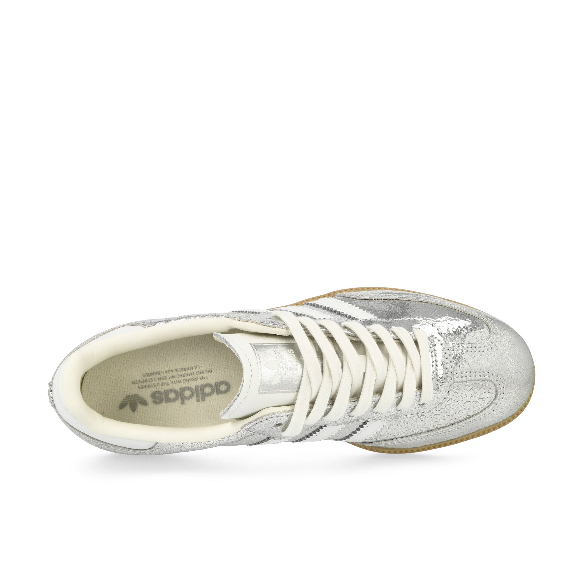 adidas Samba OG W Silver Metallic / Footwear White / Core White Low Top Sneakers Detailfoto | Overkill