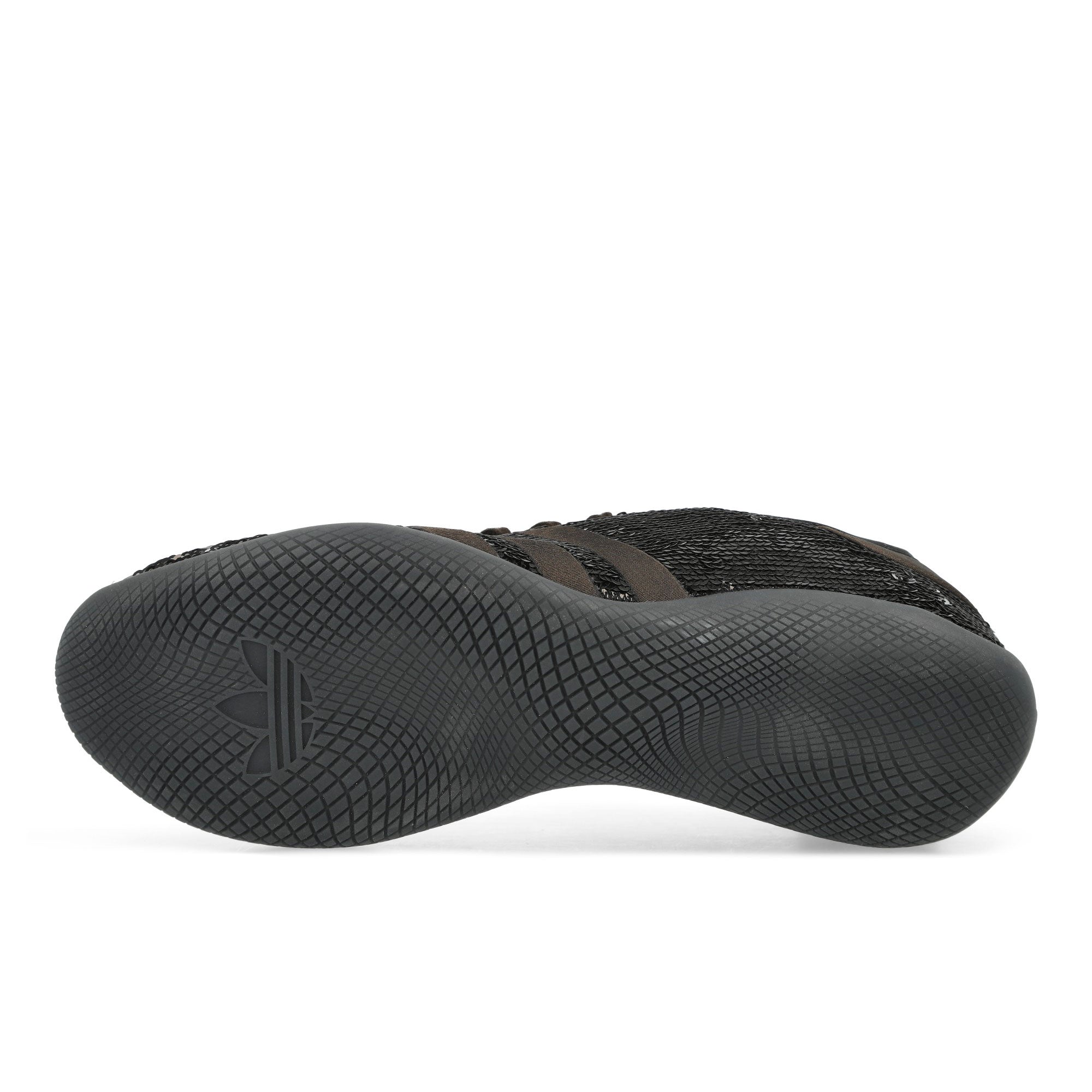 adidas Karintha Sequin Core Black / Silver Metallic / Dark Brown Low Top Sneakers Detail View 3 | Overkill