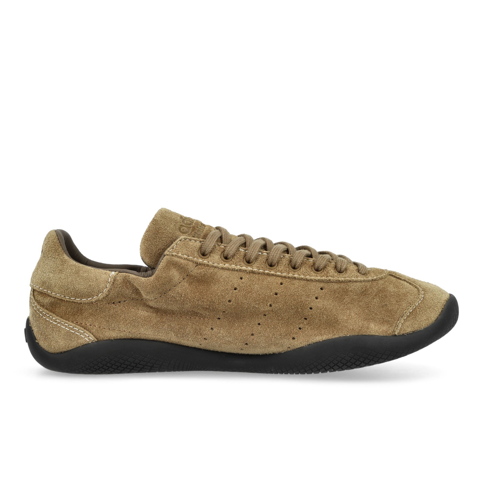 adidas Karintha Suede Low Brown Malt / Earth Strata / Utility Black Low Top Sneakers Silhouette | Overkill