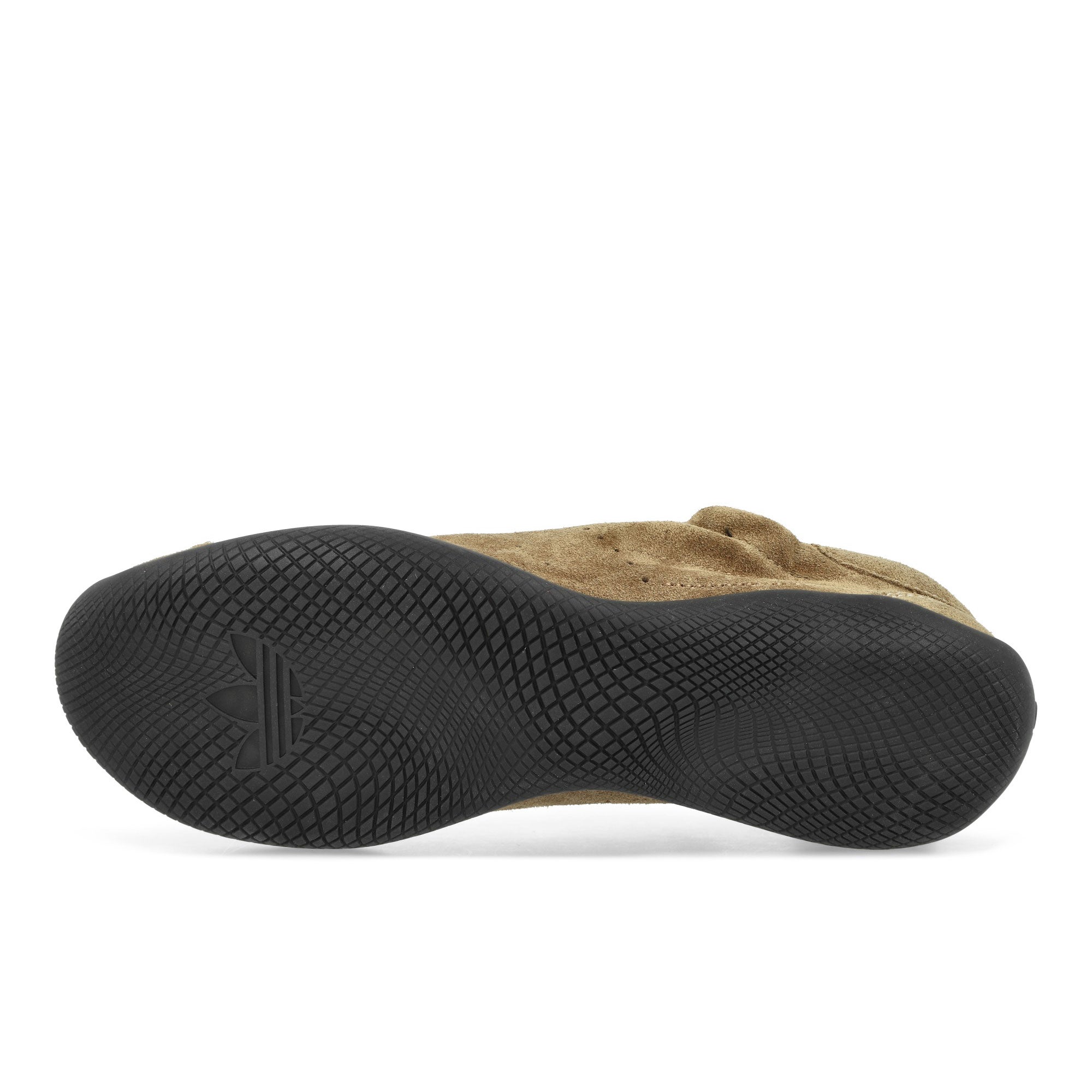 adidas Karintha Suede Low Brown Malt / Earth Strata / Utility Black Low Top Sneakers Detail View 1 | Overkill