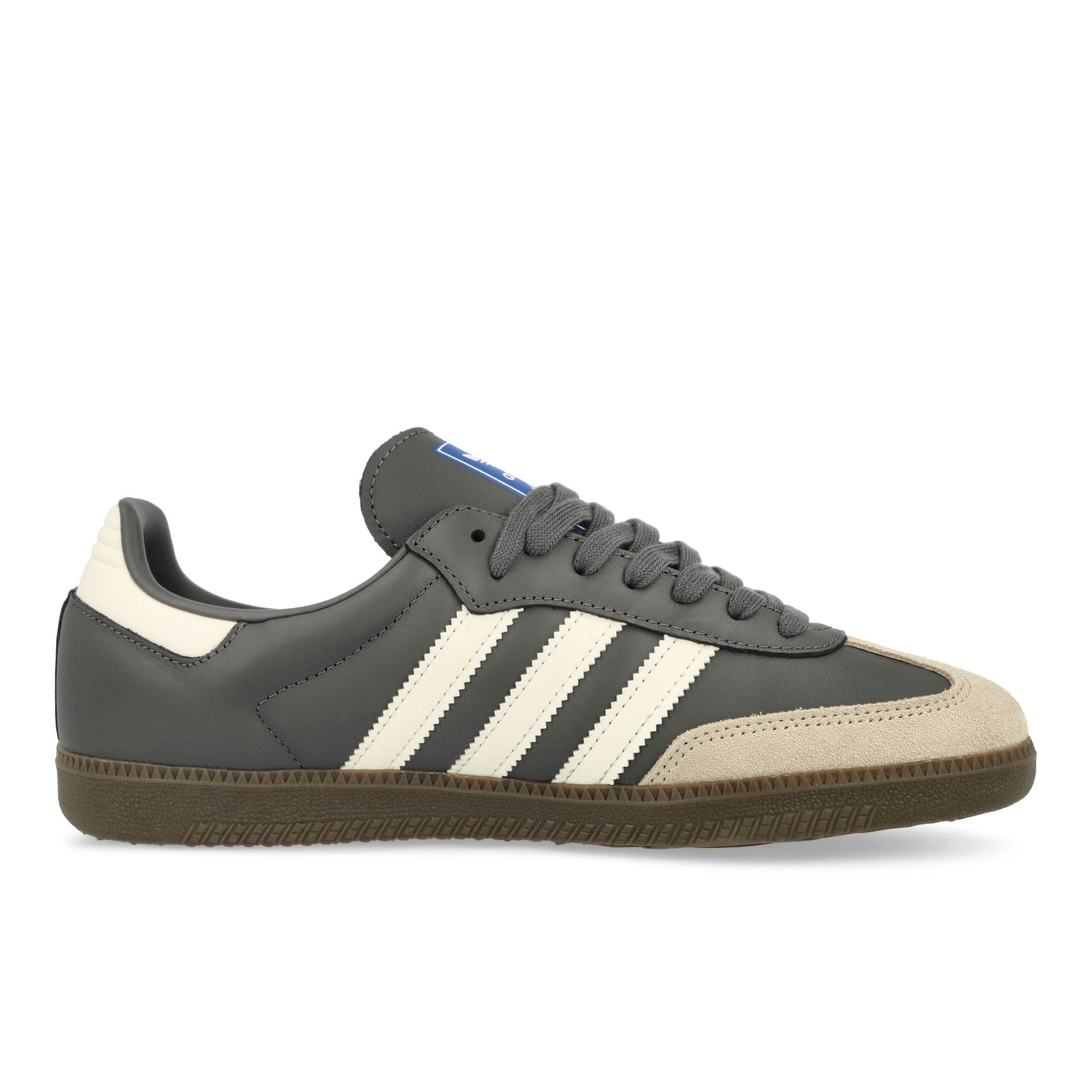 adidas Samba OG Grey Five / Core White / Gum 5 Low Top Sneakers JR0913 Silhouette | Overkill