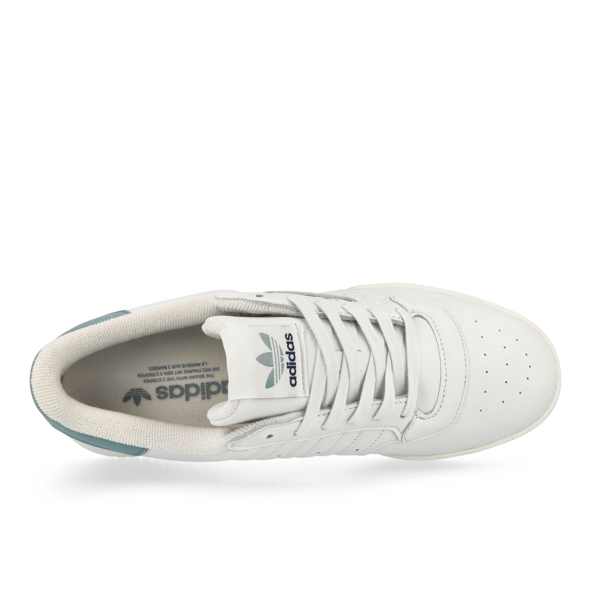 adidas Powerphase Crystal White / Crystal White / Crystal White Low Top Sneakers Detailfoto | Overkill