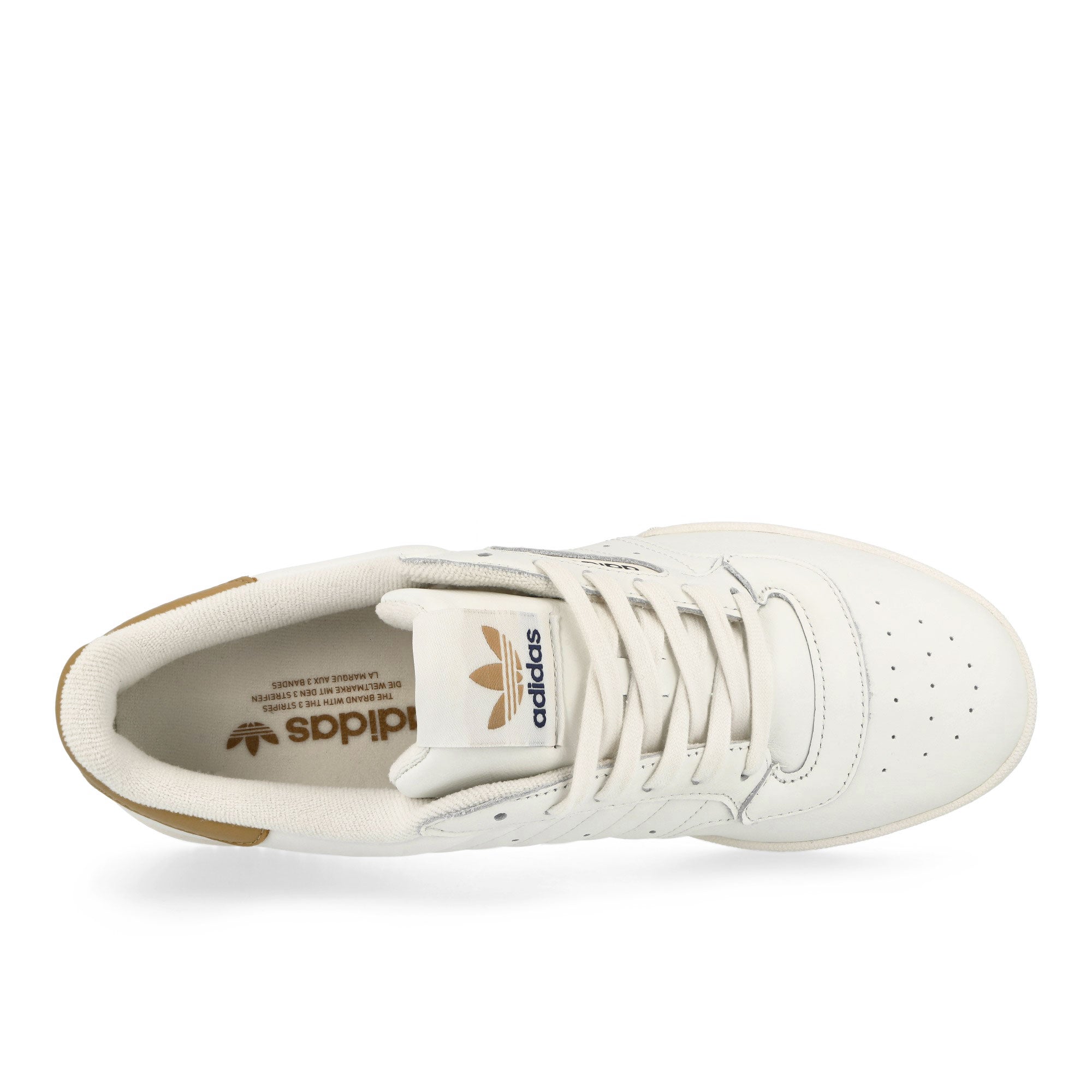 adidas Powerphase Core White / Core White / Core White Low Top Sneakers Detailfoto | Overkill