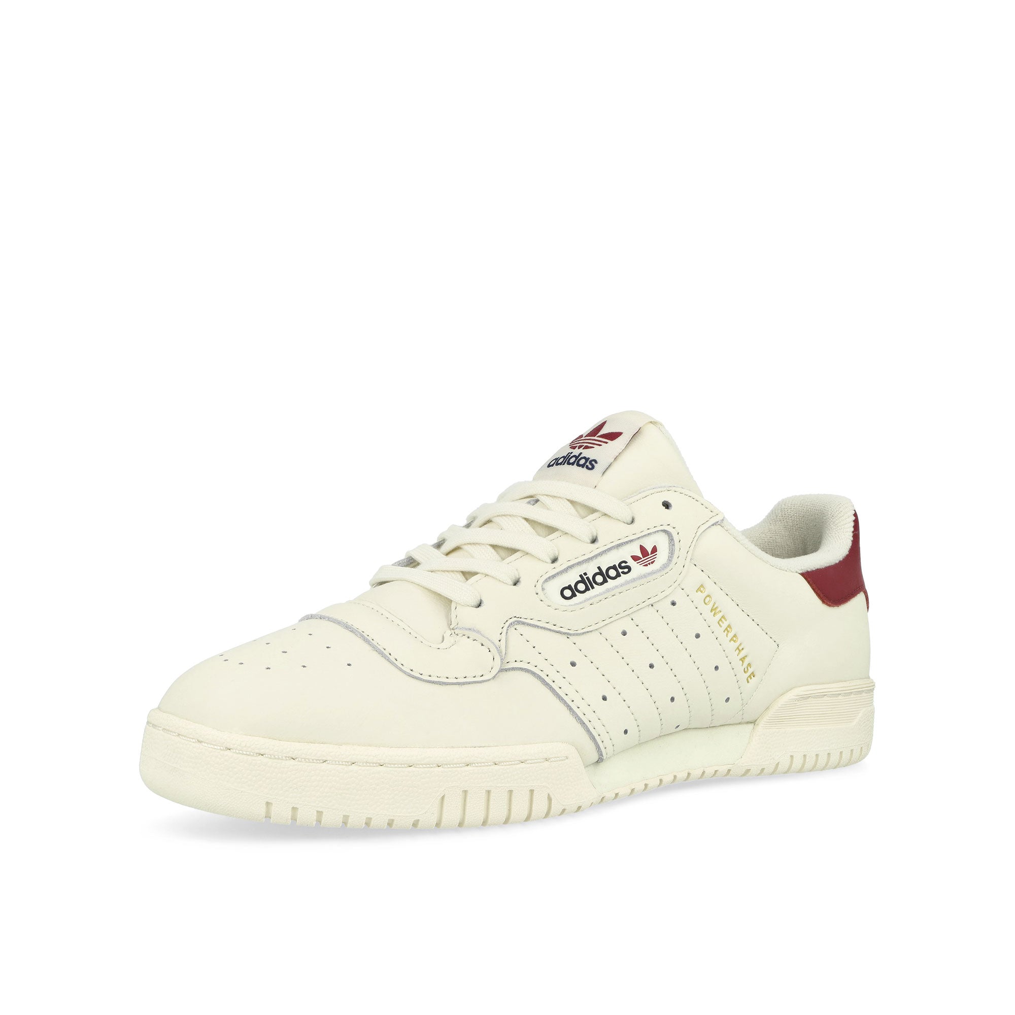 adidas Powerphase Off White / Off White / Off White Low Top Sneakers Close Up | Overkill
