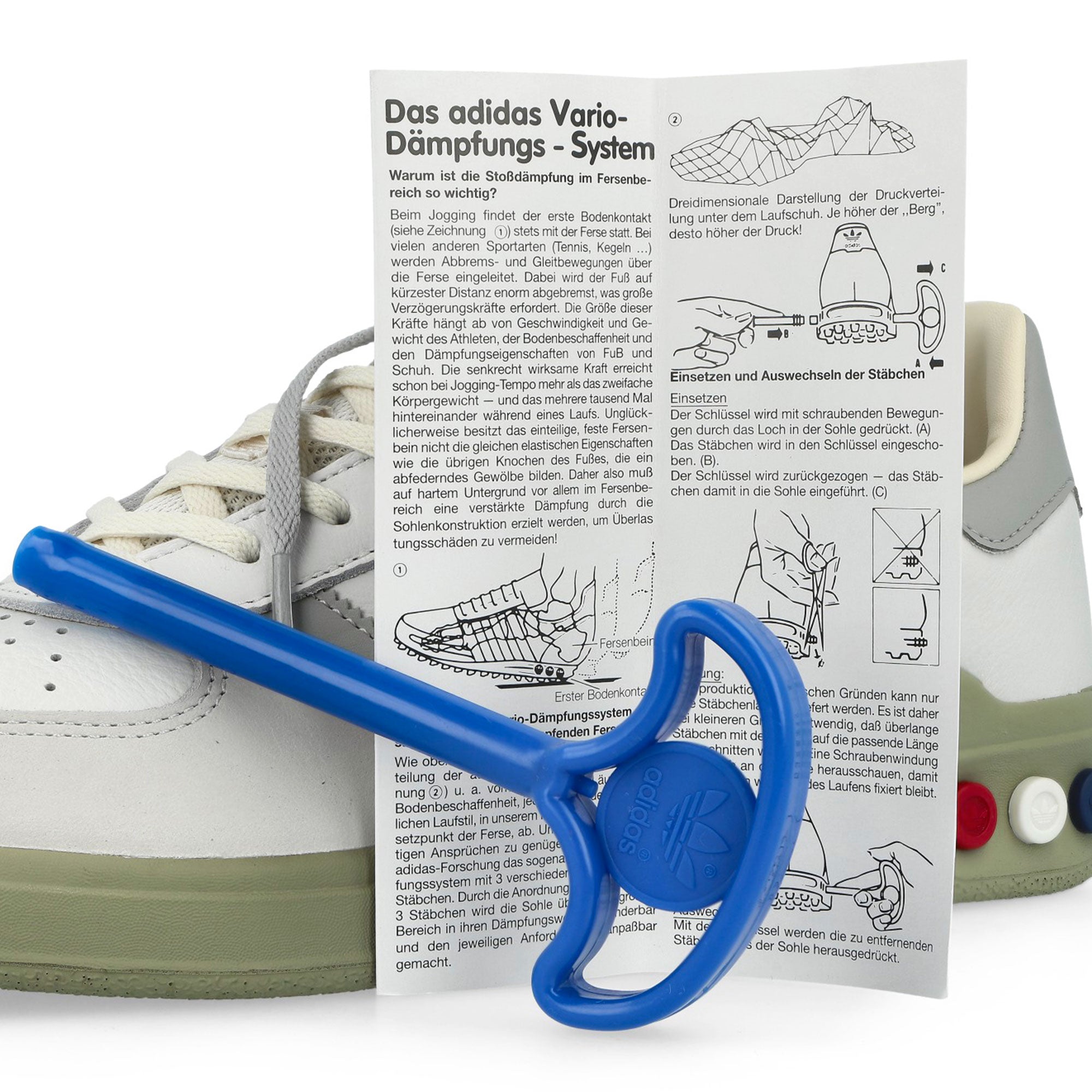 adidas GS II SPZL Crystal White / Stone / Grey One Sneaker JR1554 Detailfoto | Overkill