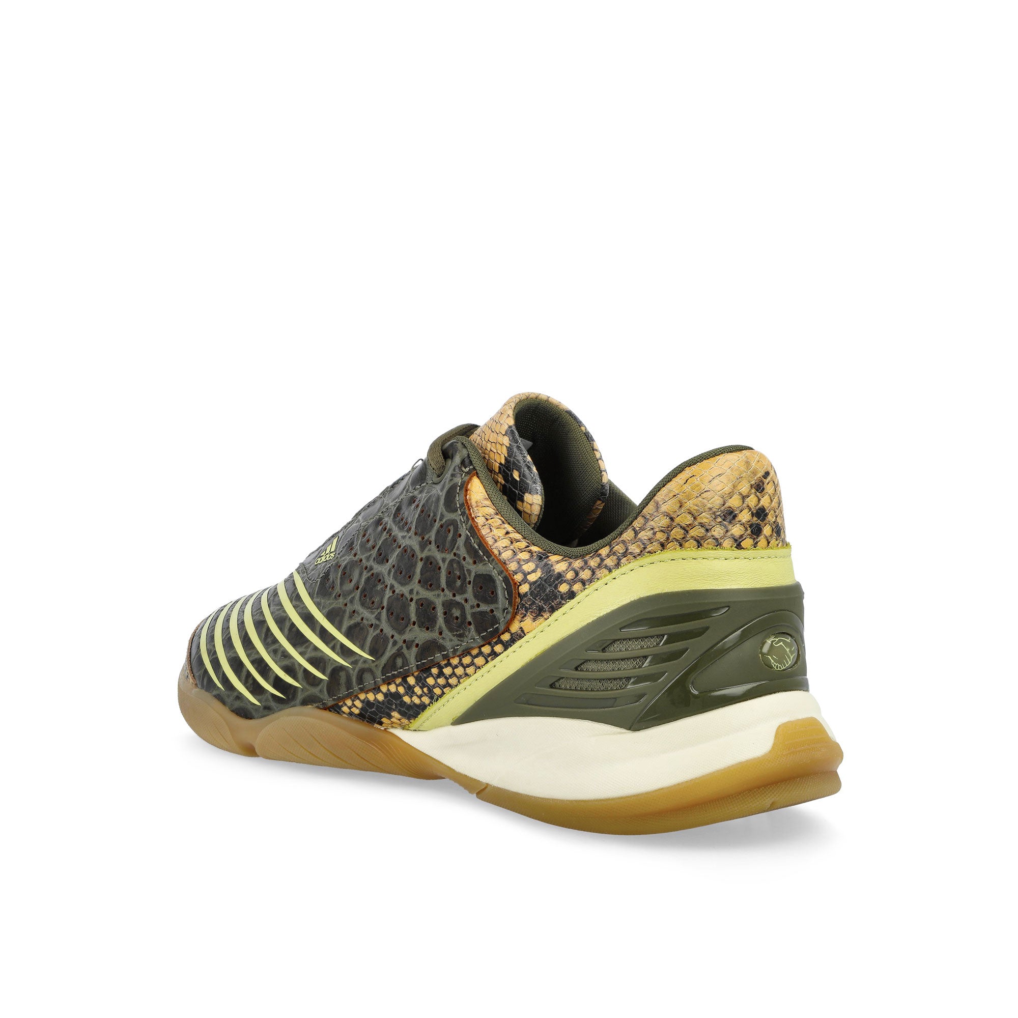adidas F50.7 Sala C5 Consortium Powder Yellow / St Fade Ocean / Dark Cargo Low Top Sneakers JR2201 Material | Overkill