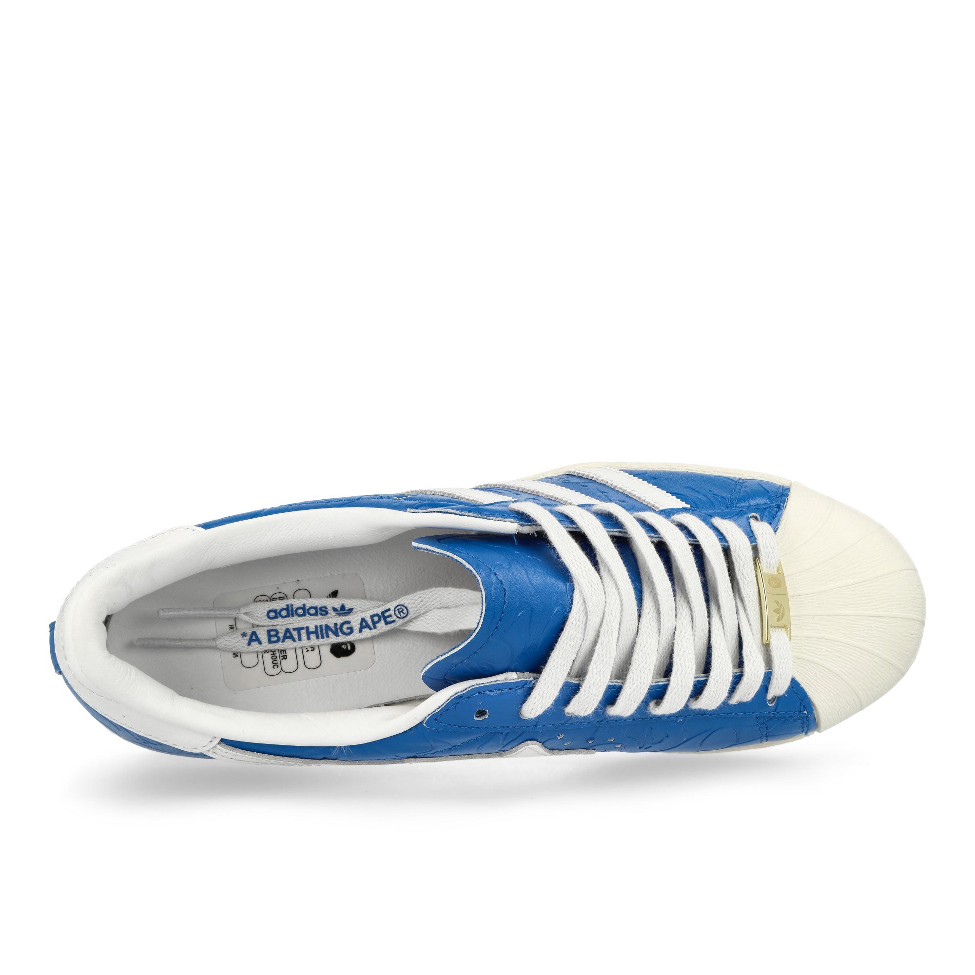 adidas Superstar Vintage Blue / Footwear White / Off White Low Top Sneakers Detail View 1 | Overkill