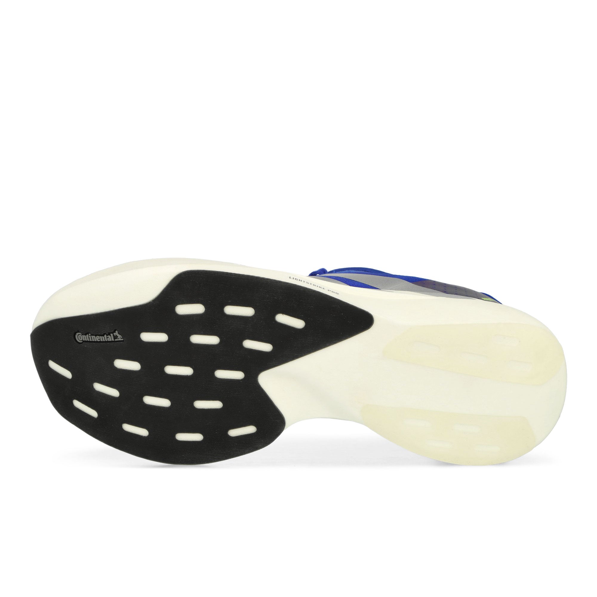 adidas adizero Evo SL M Lucid Blue / Silver Metallic / Lucid Lemon Low Top Sneakers Detail View 1 | Overkill