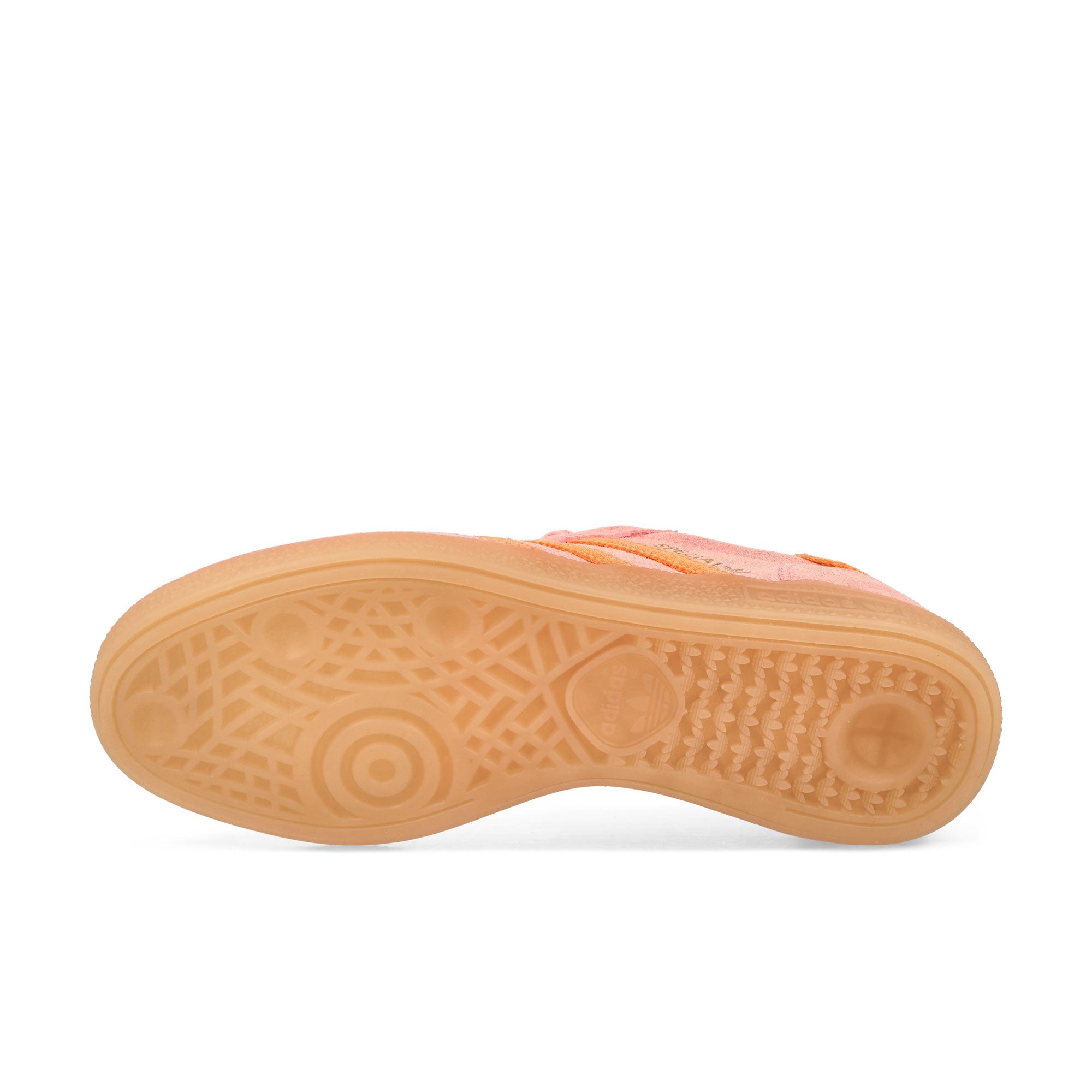 adidas Handball Spezial W Glow Pink / Flash Orange / Gum 1 Low Top Sneakers Detail View 1 | Overkill