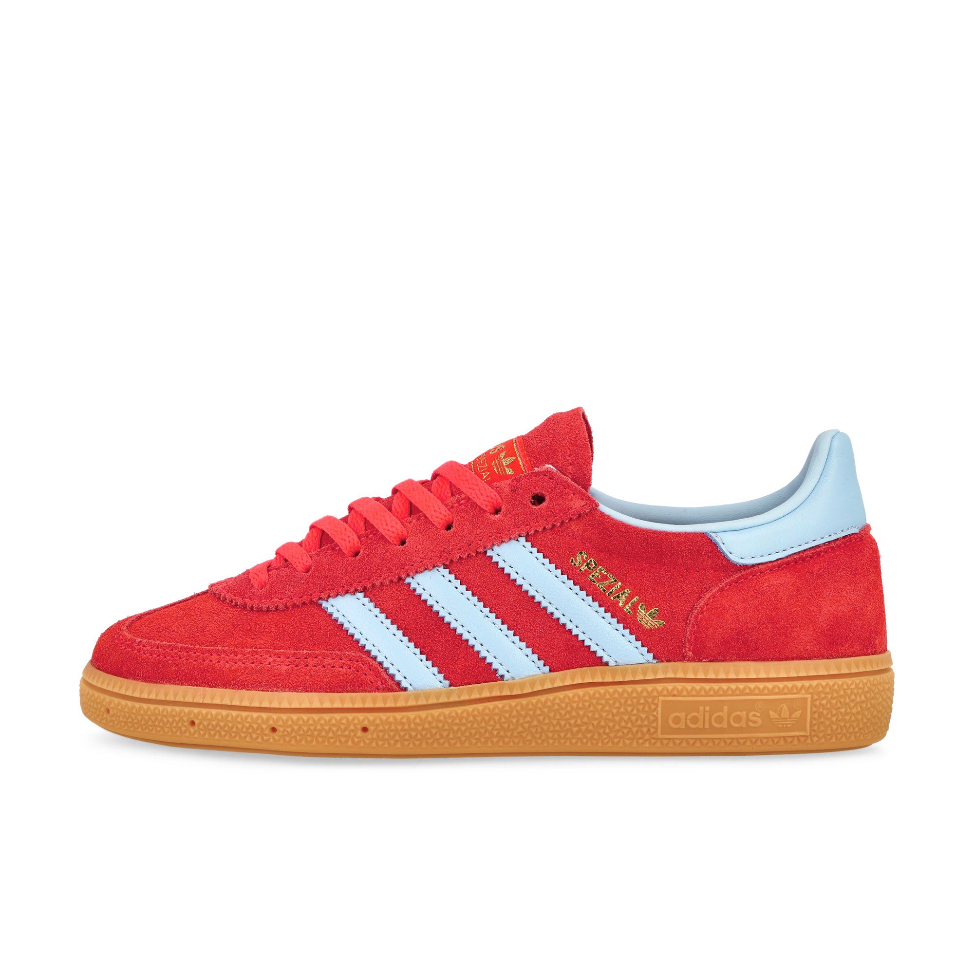 adidas Handball Spezial W Lucid Red / Glow Blue / Gum 1 Low Top Sneaker JR3607 | Overkill