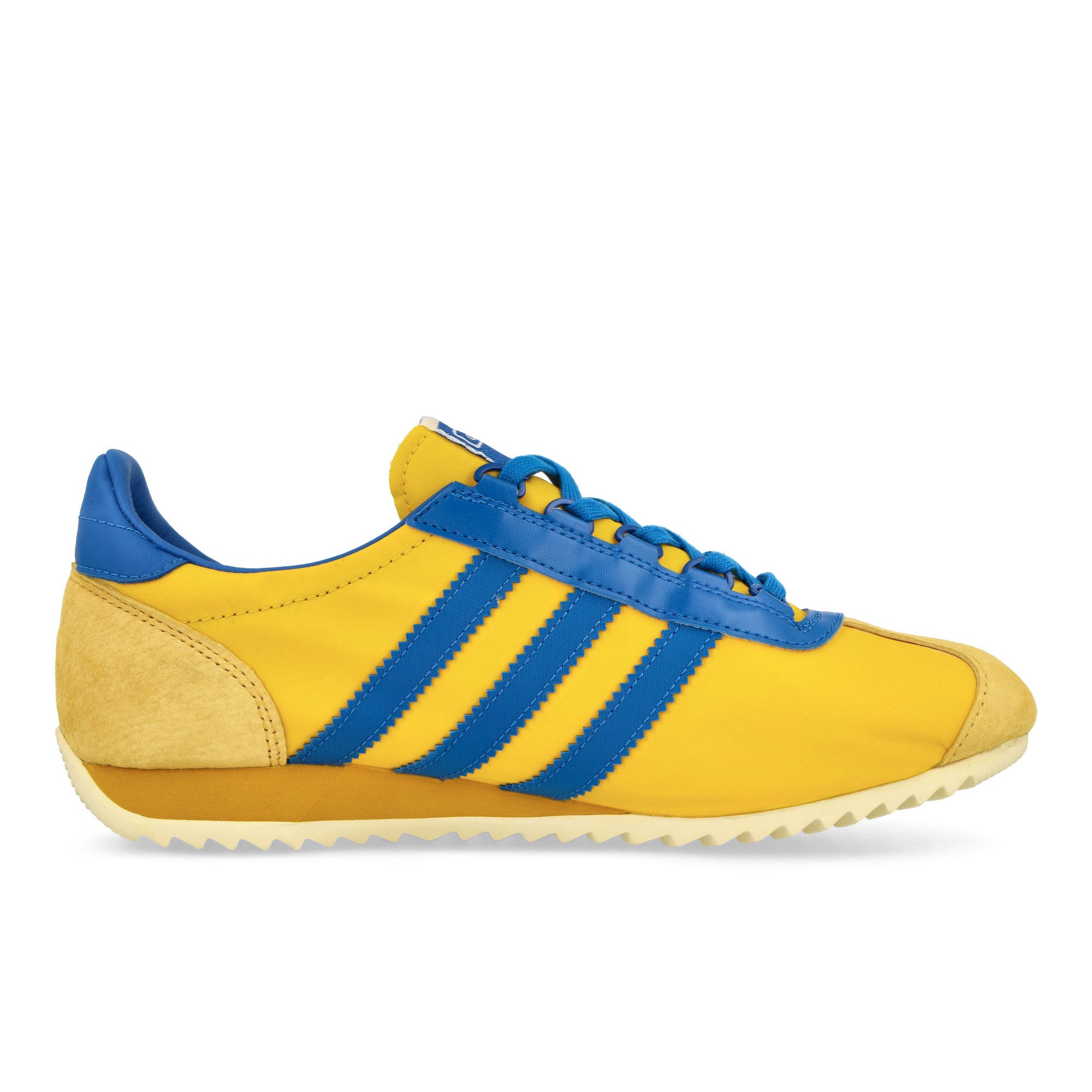 adidas SL 72 PT Bold Gold / Bright Royal / Team Royal Blue Low Top Sneaker JR3638 Silhouette | Overkill
