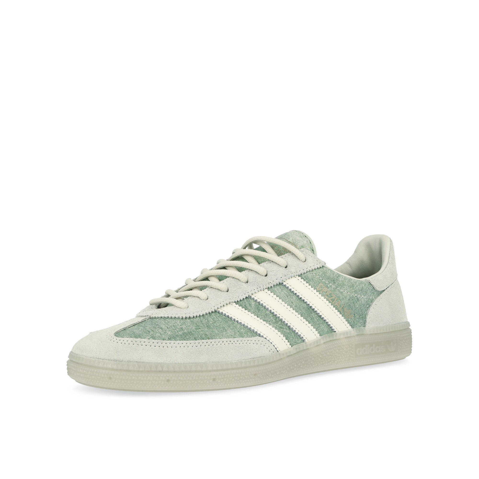 adidas Handball Spezial Supplier Colour / Off White / Orbit Grey Low Top Sneakers JR3660 Close-up | Overkill