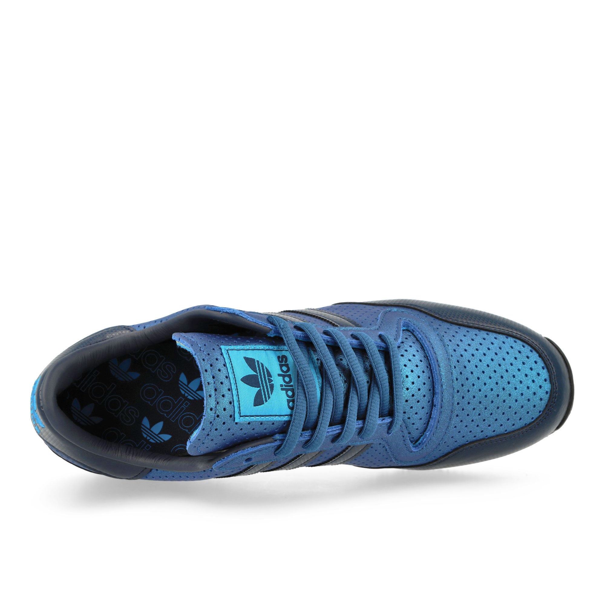 adidas Galaxy OG Blue Metallic / Night Indigo / Off White Low Top Sneakers JR3718 Detailfoto | Overkill