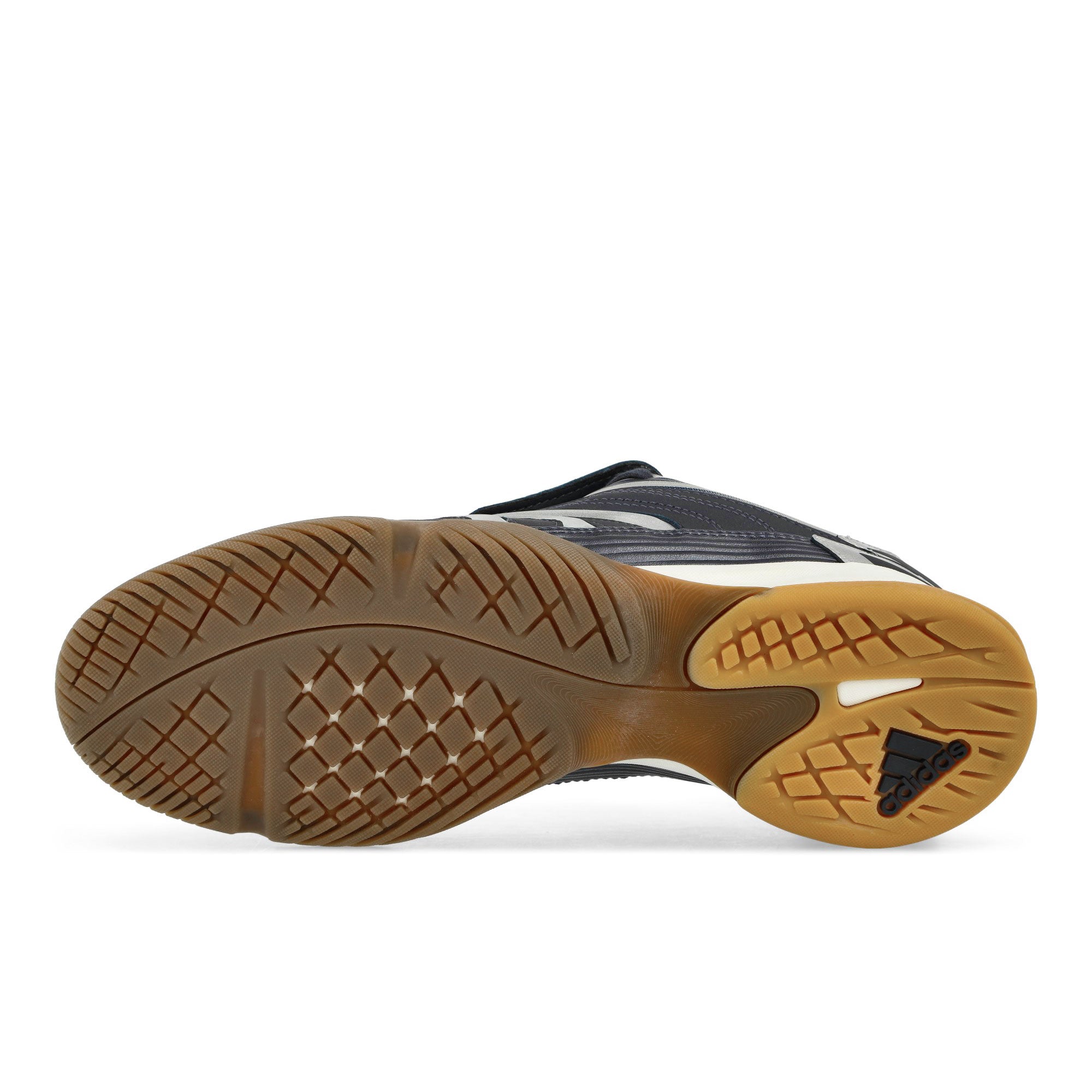 adidas Predator Sala Shadow Navy / Silver Metallic / Gum5 Low Top Sneakers Detail View 1 | Overkill