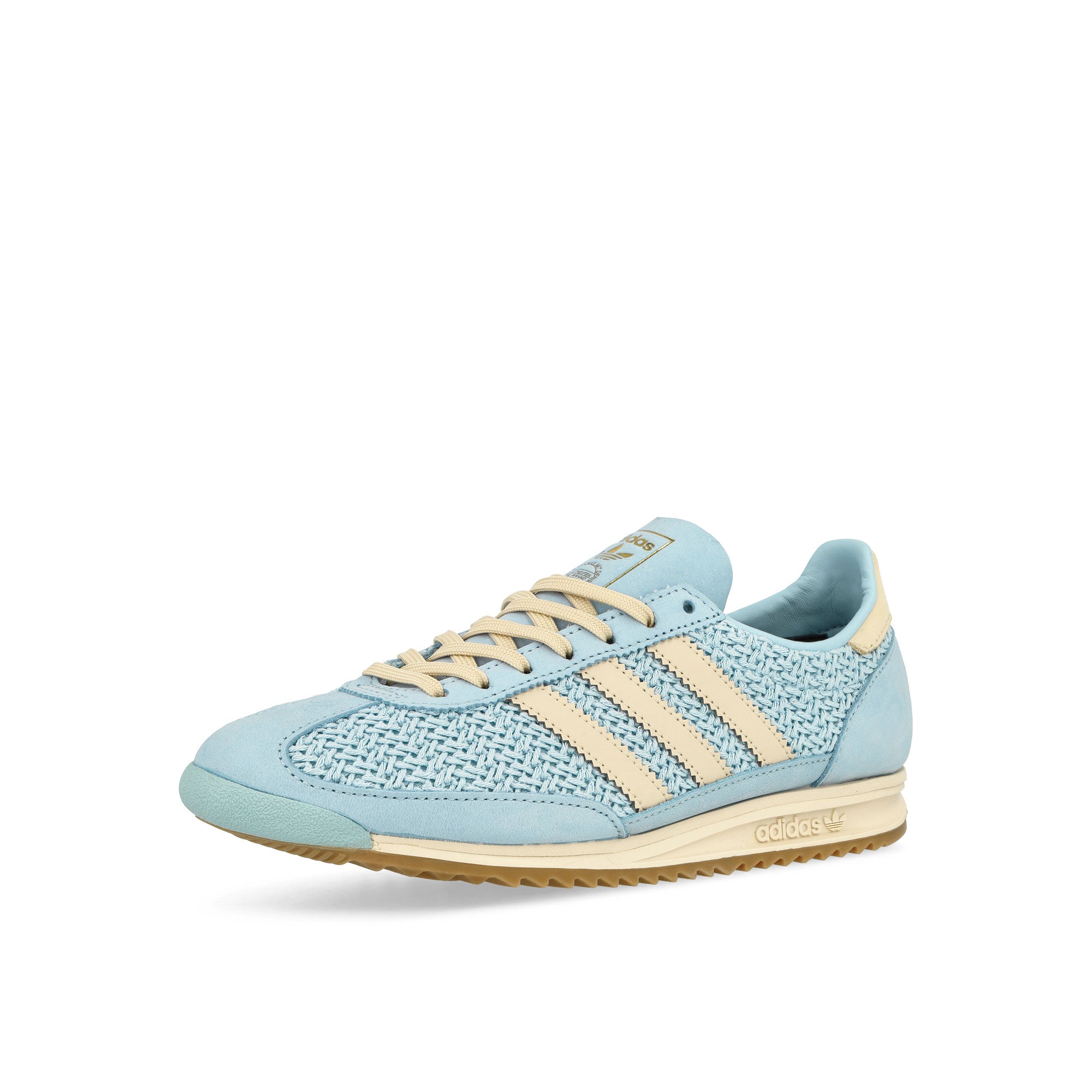 adidas SL 72 OG W Clear Sky / Sand Strata / Cream White Low Top Sneaker JR4230 Close-up | Overkill