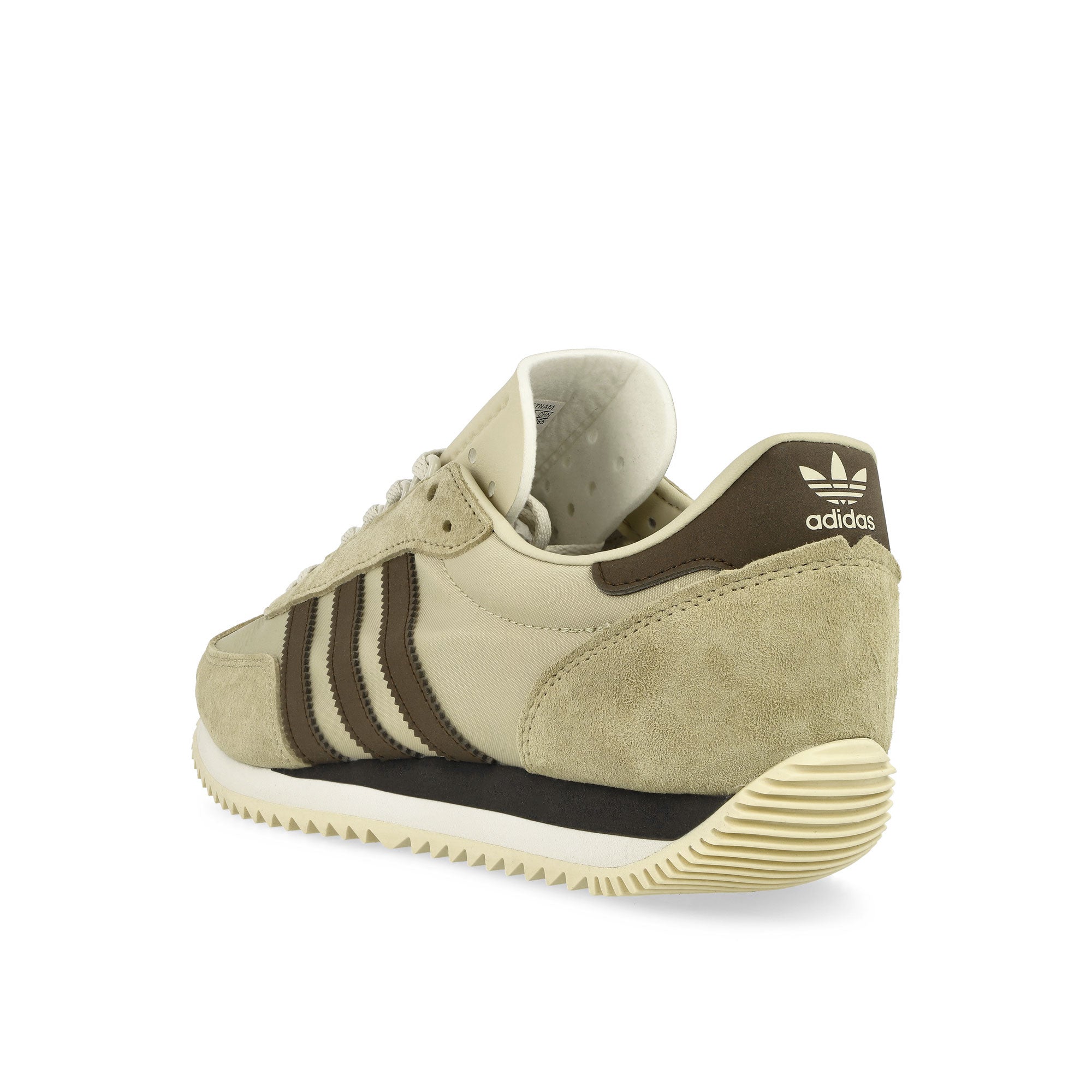 adidas LG Achille SPZL Stone Khaki / Wonder Beige / Wonder White Low Top Sneakers JR4878 Close-up | Overkill