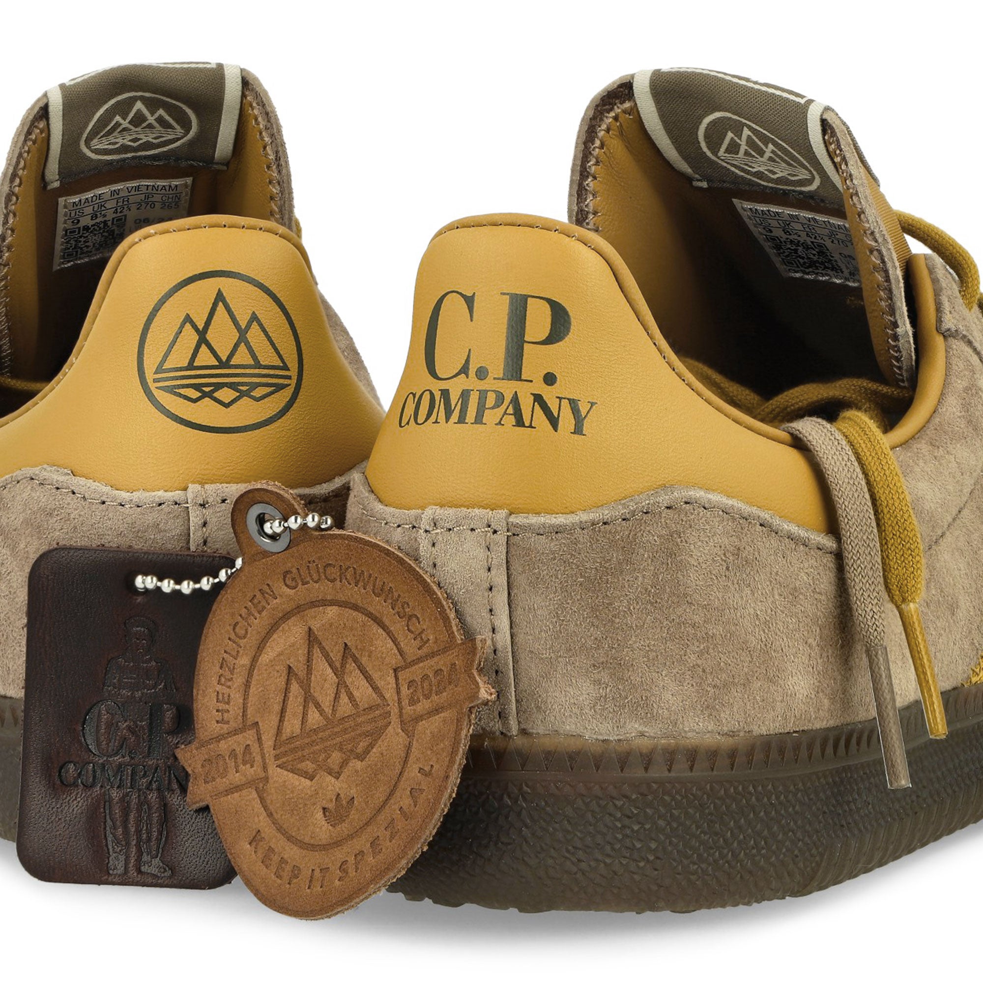 adidas Wimberly SPZL Tech Khaki / Preloved Bronze / Off White Low Top Sneakers Detail View 1 | Overkill