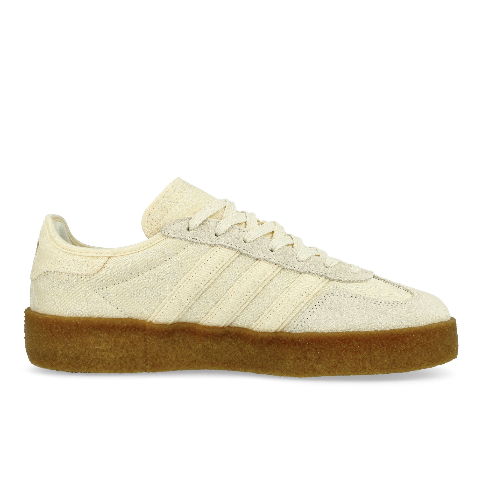 adidas Gazelle S Cream White / Core White / Gold Metallic Low Top Sneakers Silhouette | Overkill