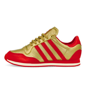 adidas Galaxy OG Gold Metallic / Red / Off White Low Top Sneakers JR5695 | Overkill