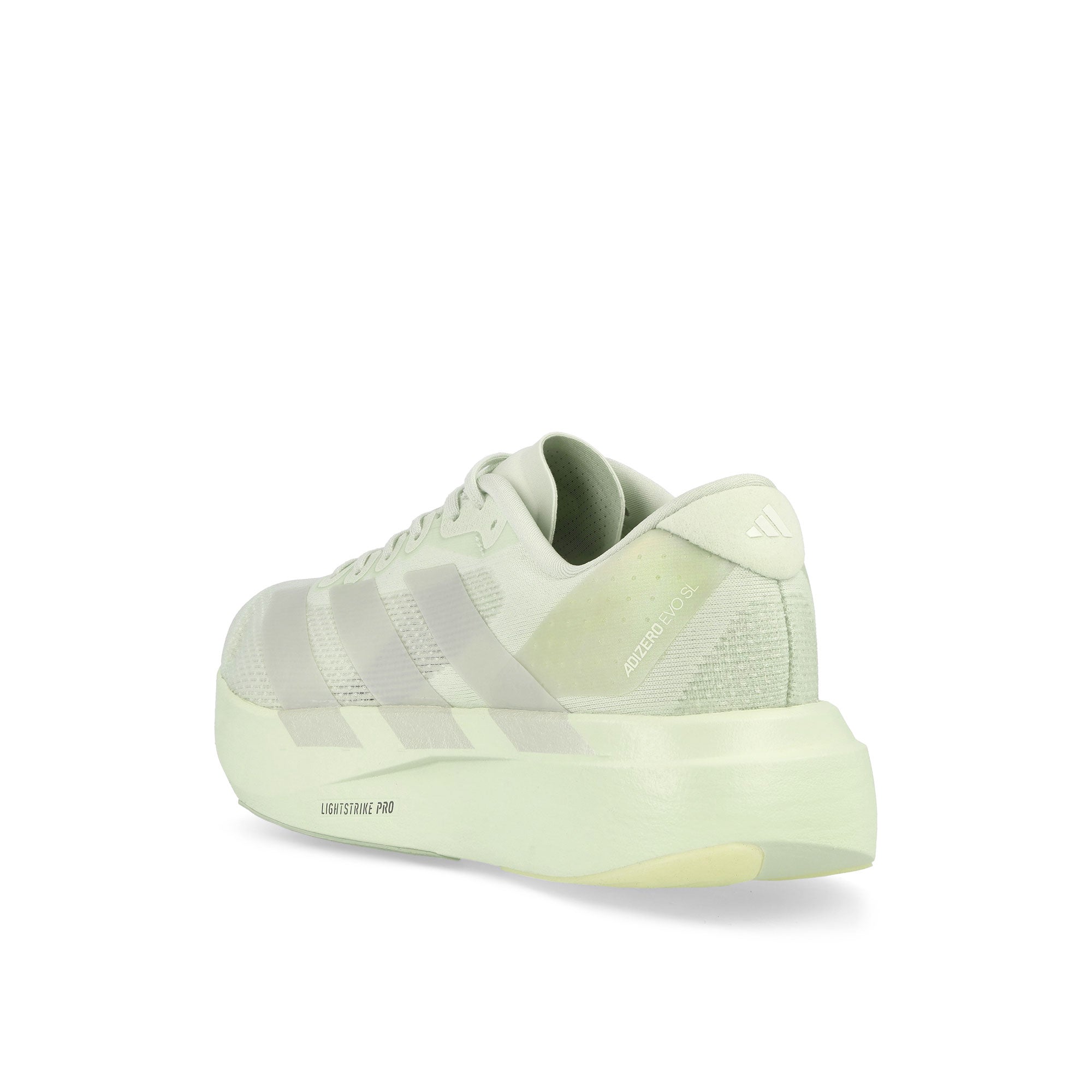 adidas adizero Evo SL W Crystal Jade / Zero Metallic / Linen Green Low Top Sneakers Material | Overkill