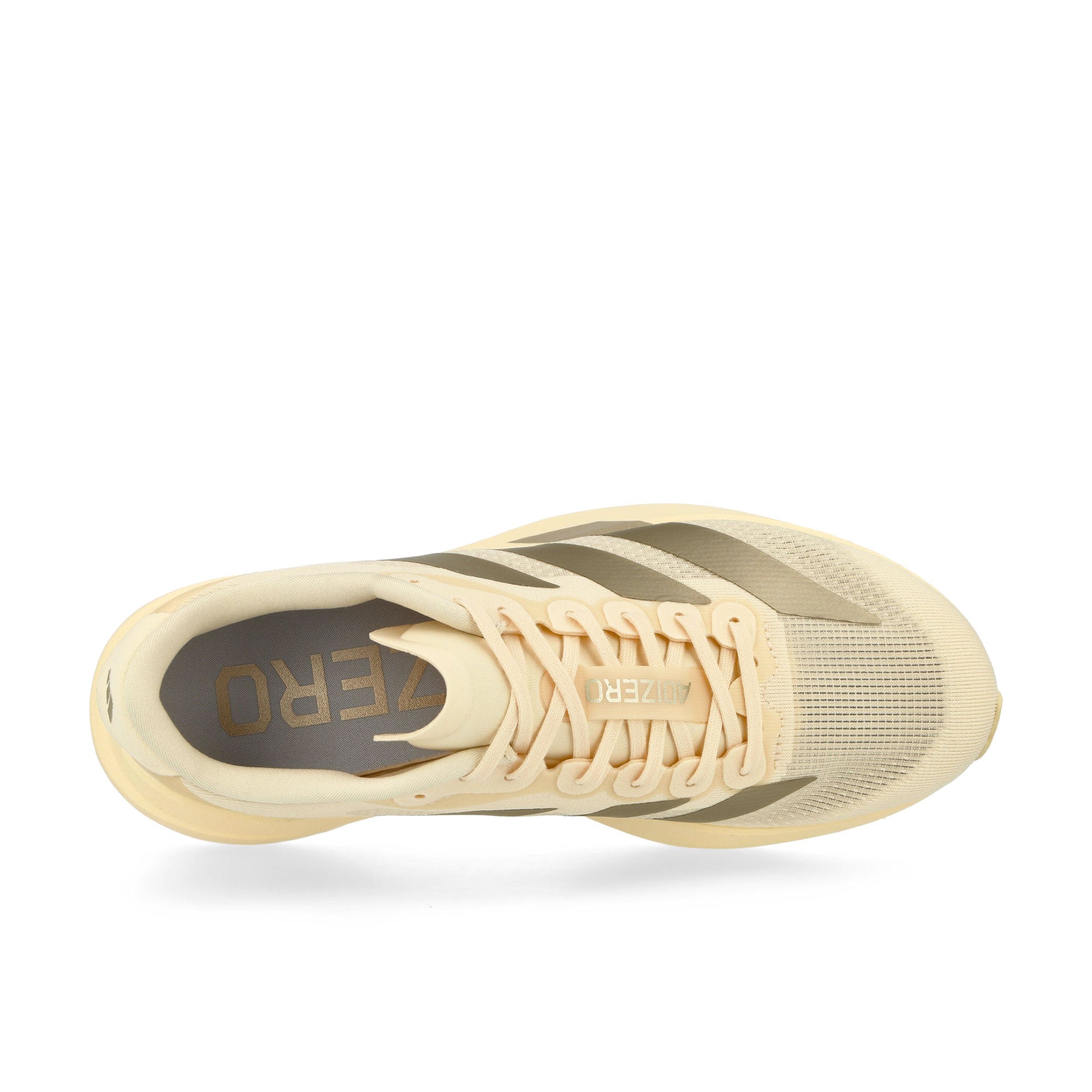 adidas adizero Evo SL W Wonder White / Cyber Metallic / Warm Vanilla Low Top Sneakers Detailfoto | Overkill