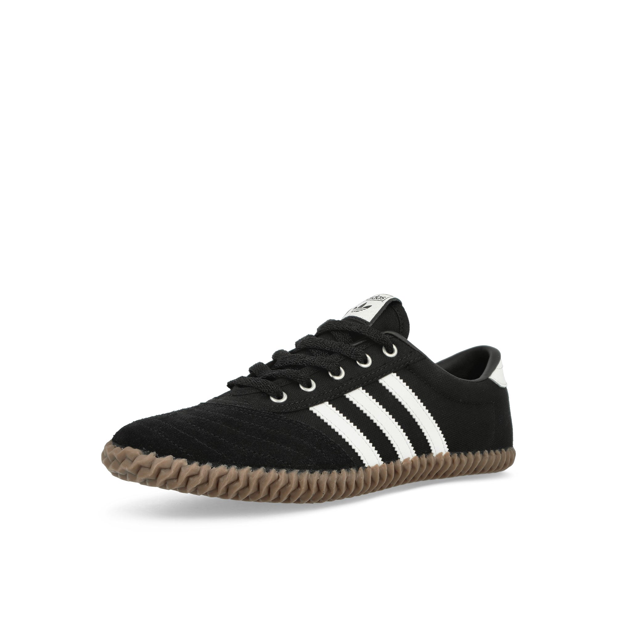 adidas Volley Plimsole W Core Black / Footwear White / Gum 5 Low Top Sneakers Close Up | Overkill