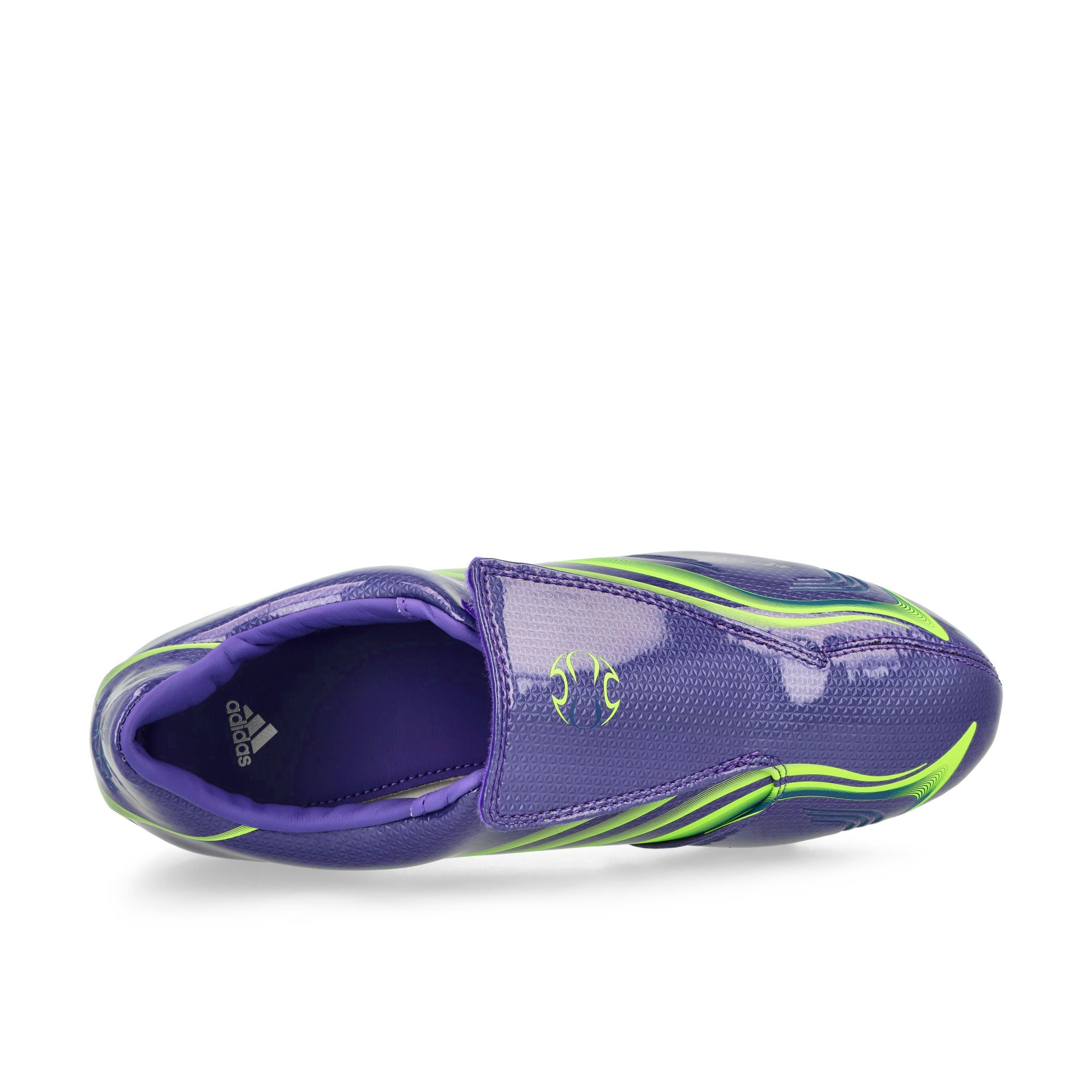 adidas Taekwondo F50 W Purple Rush / Lucid Lemon / Team Royal Blue Low Top Sneakers Detailfoto | Overkill