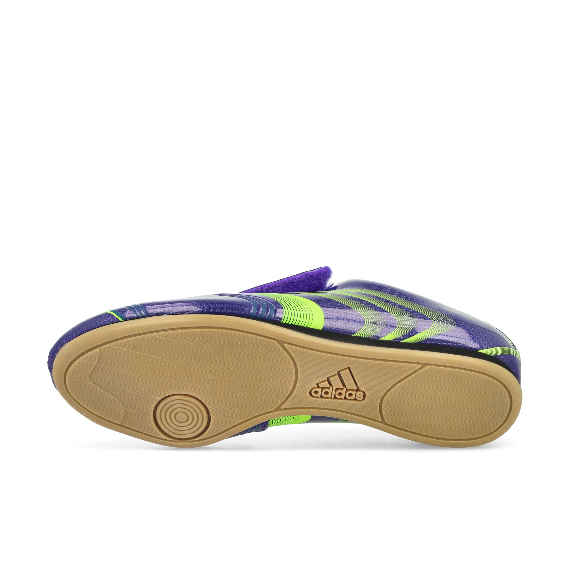 adidas Taekwondo F50 W Purple Rush / Lucid Lemon / Team Royal Blue Low Top Sneakers Detail View 1 | Overkill