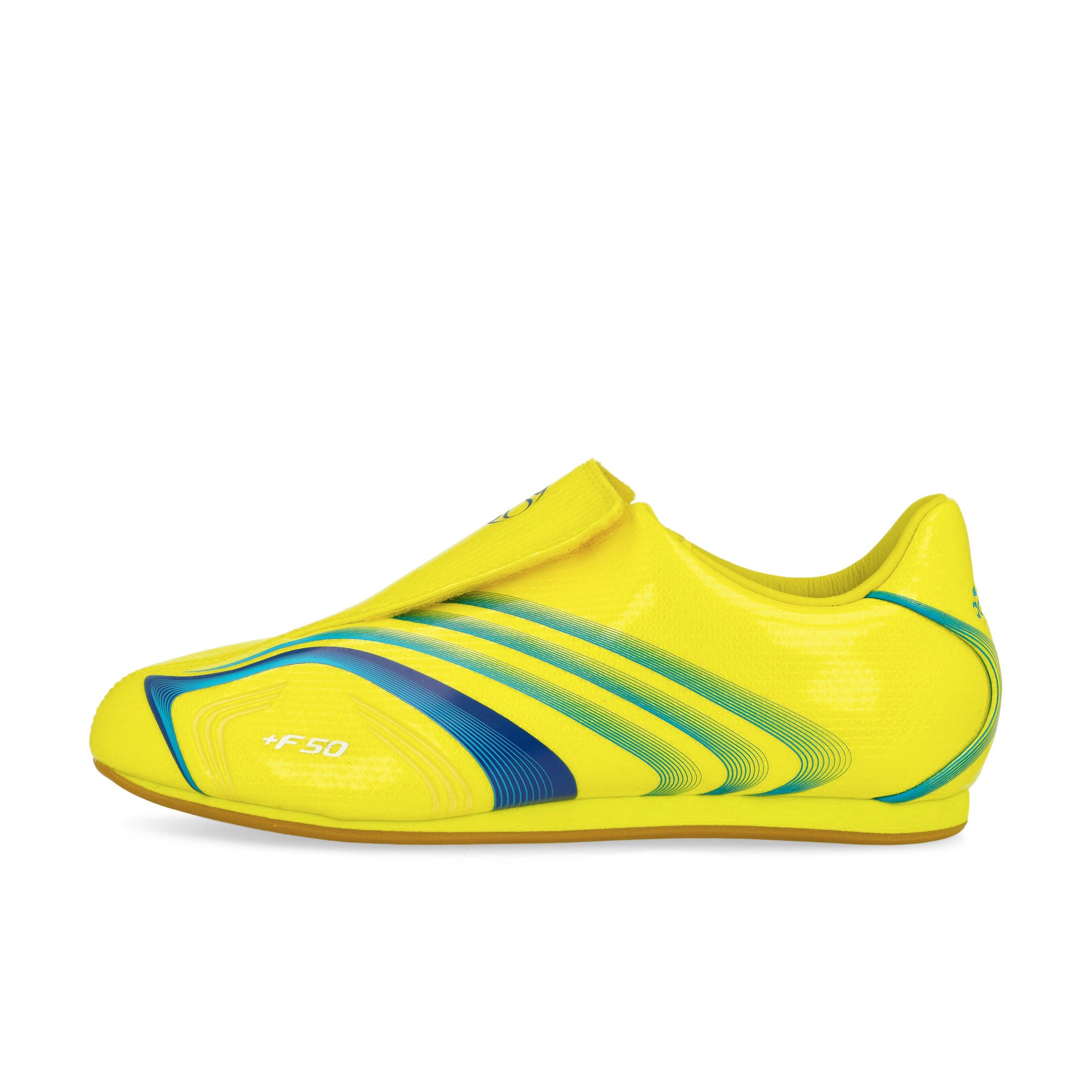 adidas Taekwondo F50 W Bright Yellow / Bright Blue / Team Royal Blue Low Top Sneakers JR6026 | Overkill