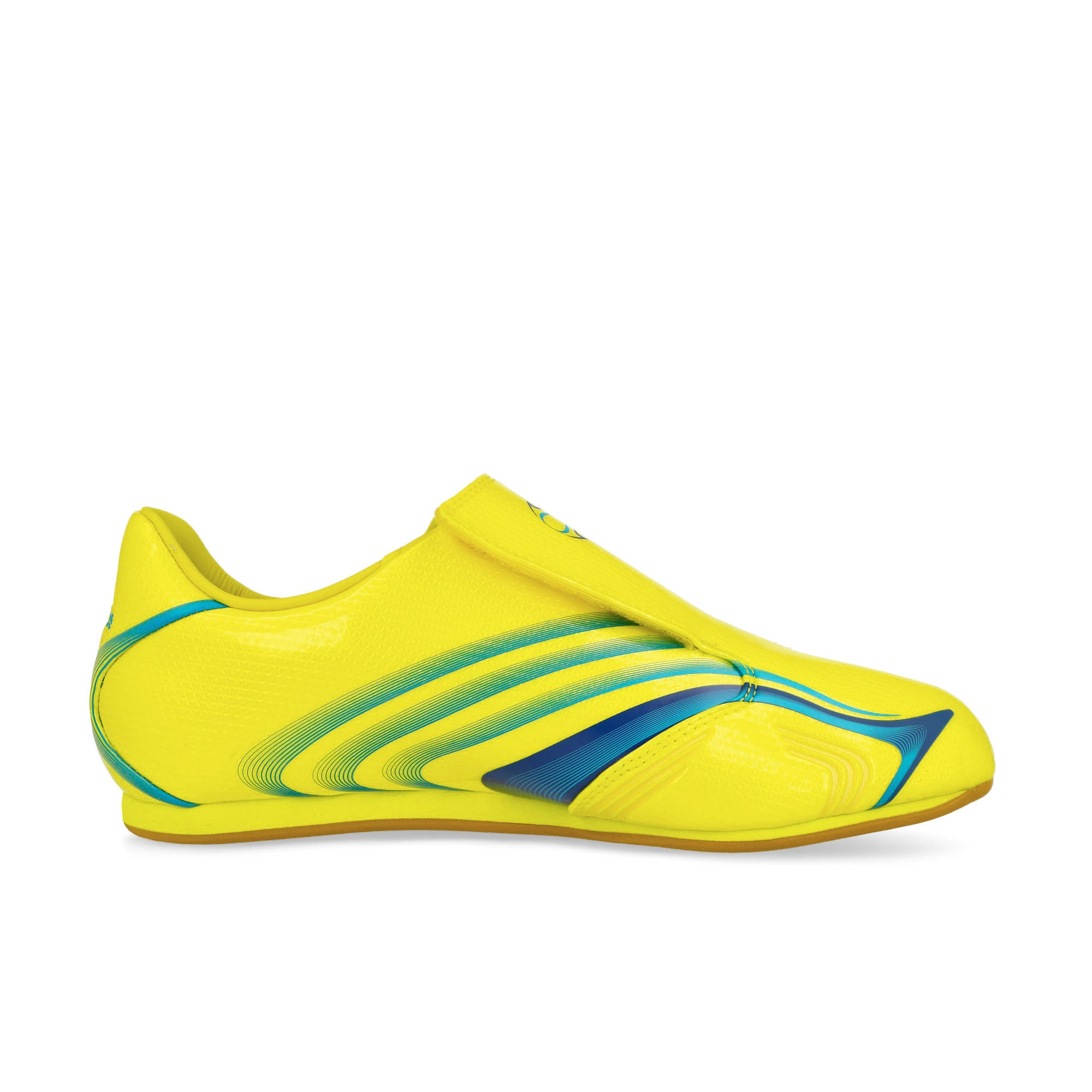 adidas Taekwondo F50 W Bright Yellow / Bright Blue / Team Royal Blue Low Top Sneakers Silhouette | Overkill
