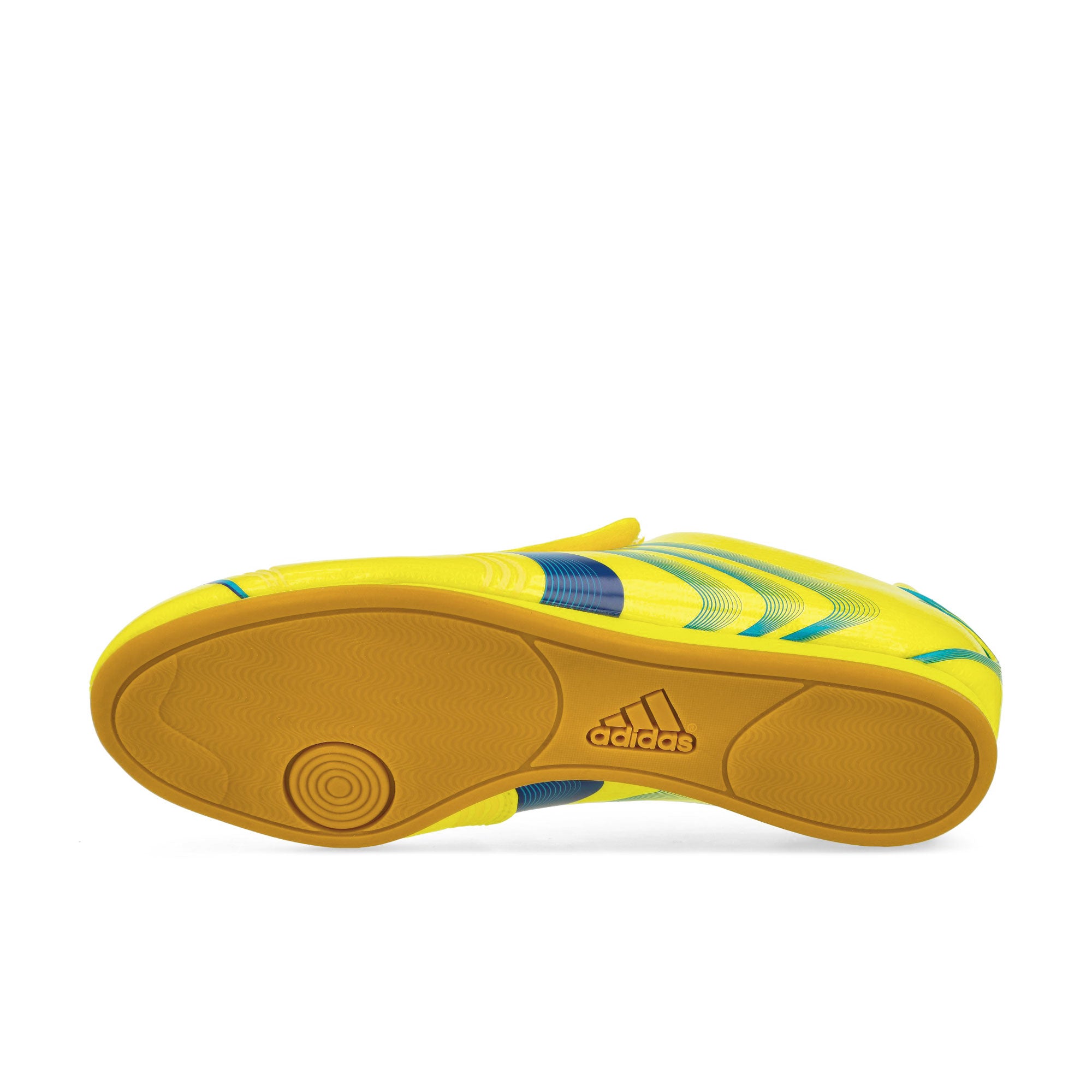 adidas Taekwondo F50 W Bright Yellow / Bright Blue / Team Royal Blue Low Top Sneakers Detail View 1 | Overkill